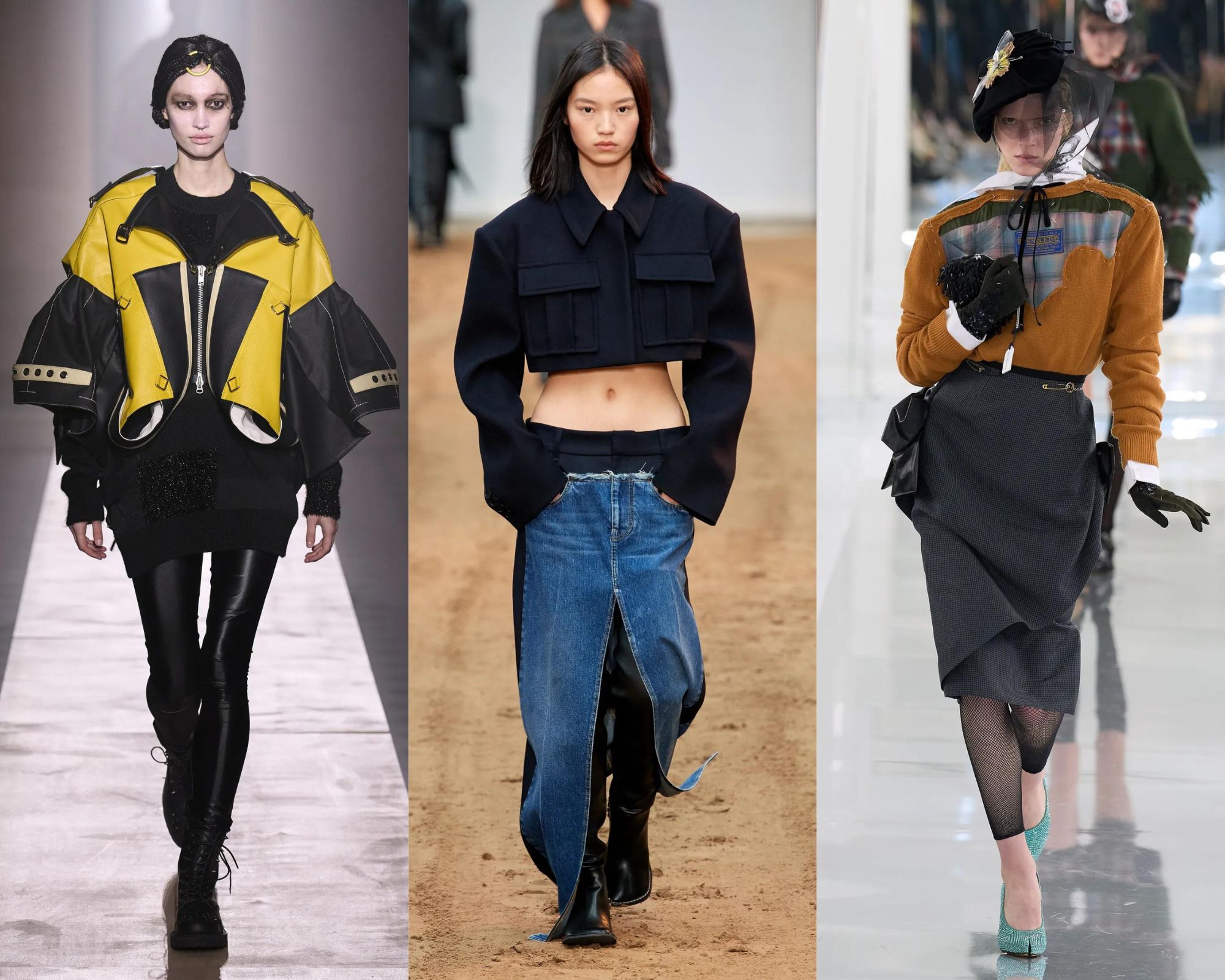 Deconstructie is een van de trends van herfst/winter 2023