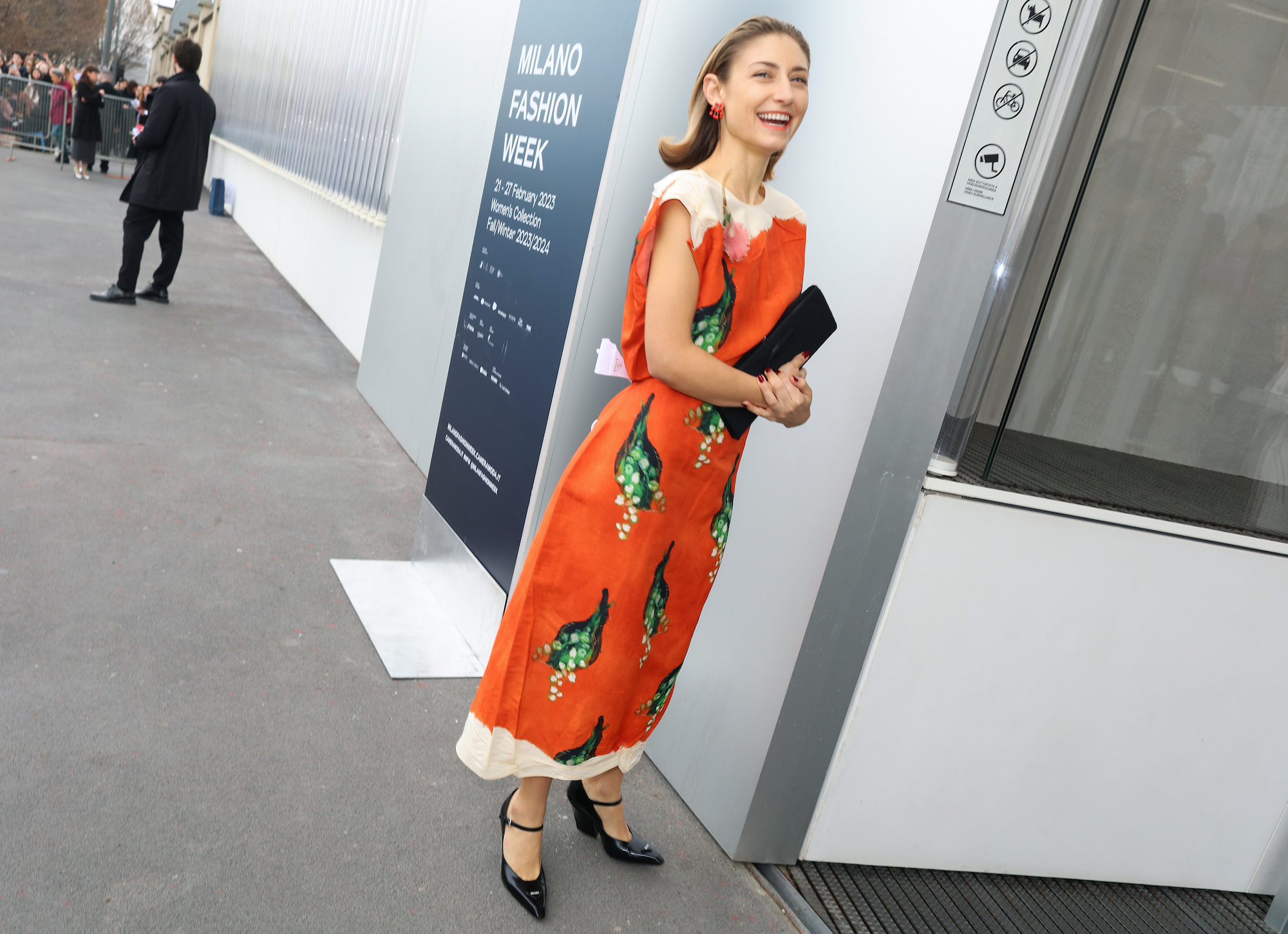 Streetstyle met oranje items