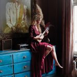 Marije Braber van Lovely Lane in haar huis met Chris Zegers