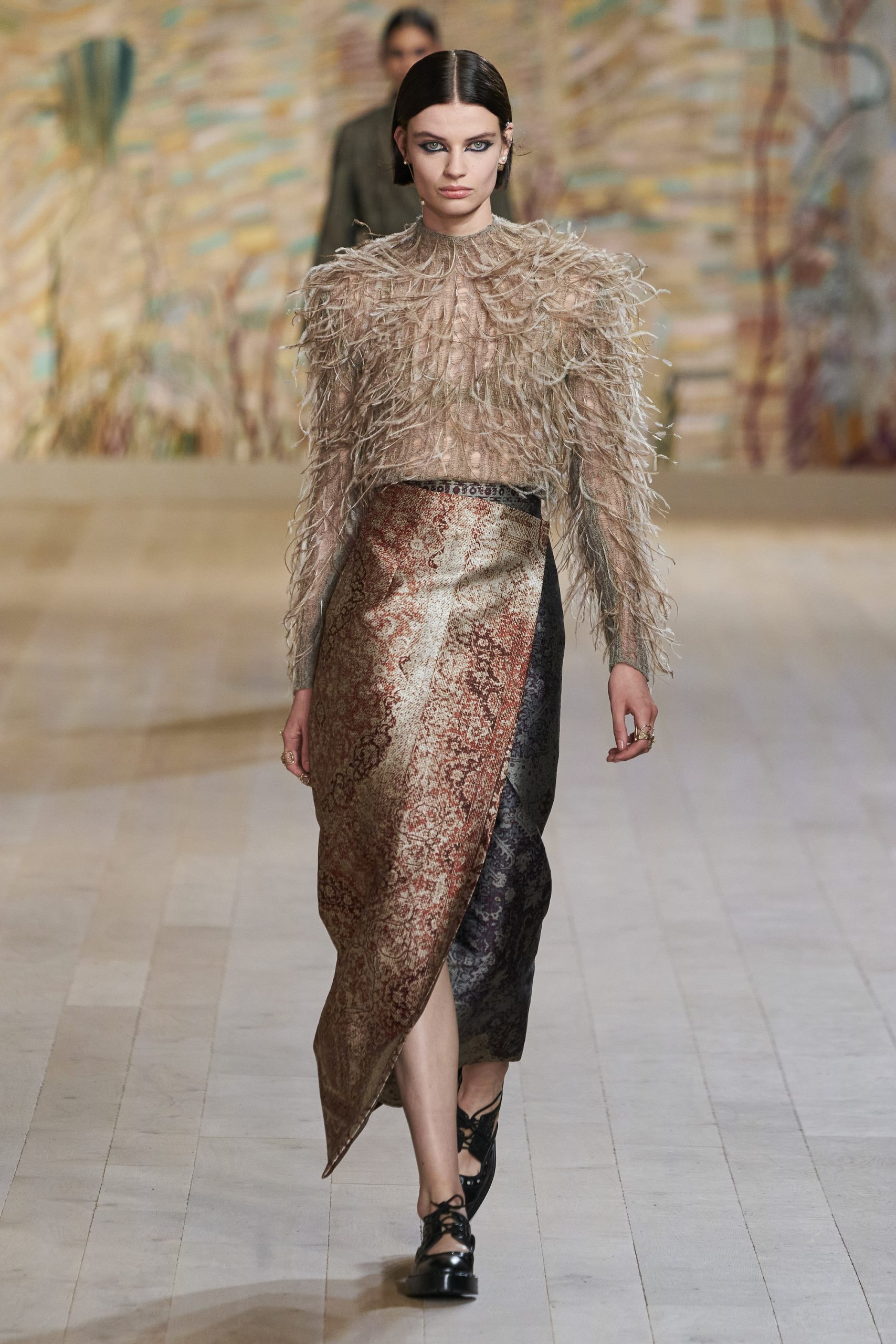 Een van de beste catwalkmomenten van Mila van Eeten