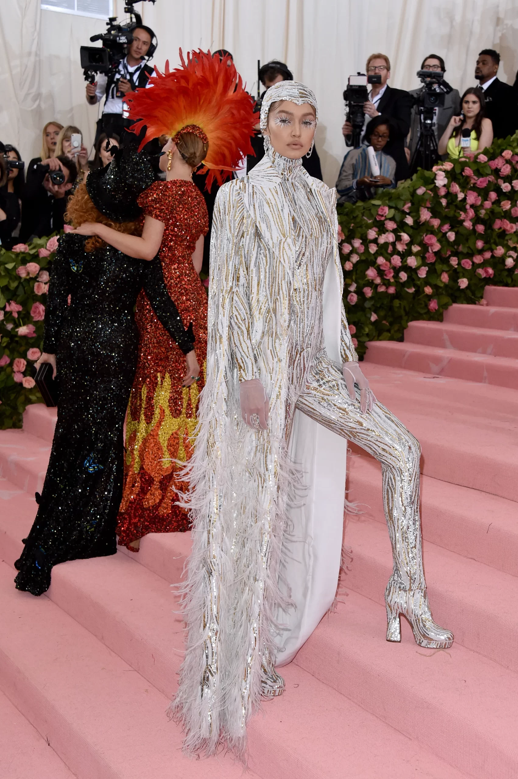 Gigi Hadid bij het Met Gala in 2019