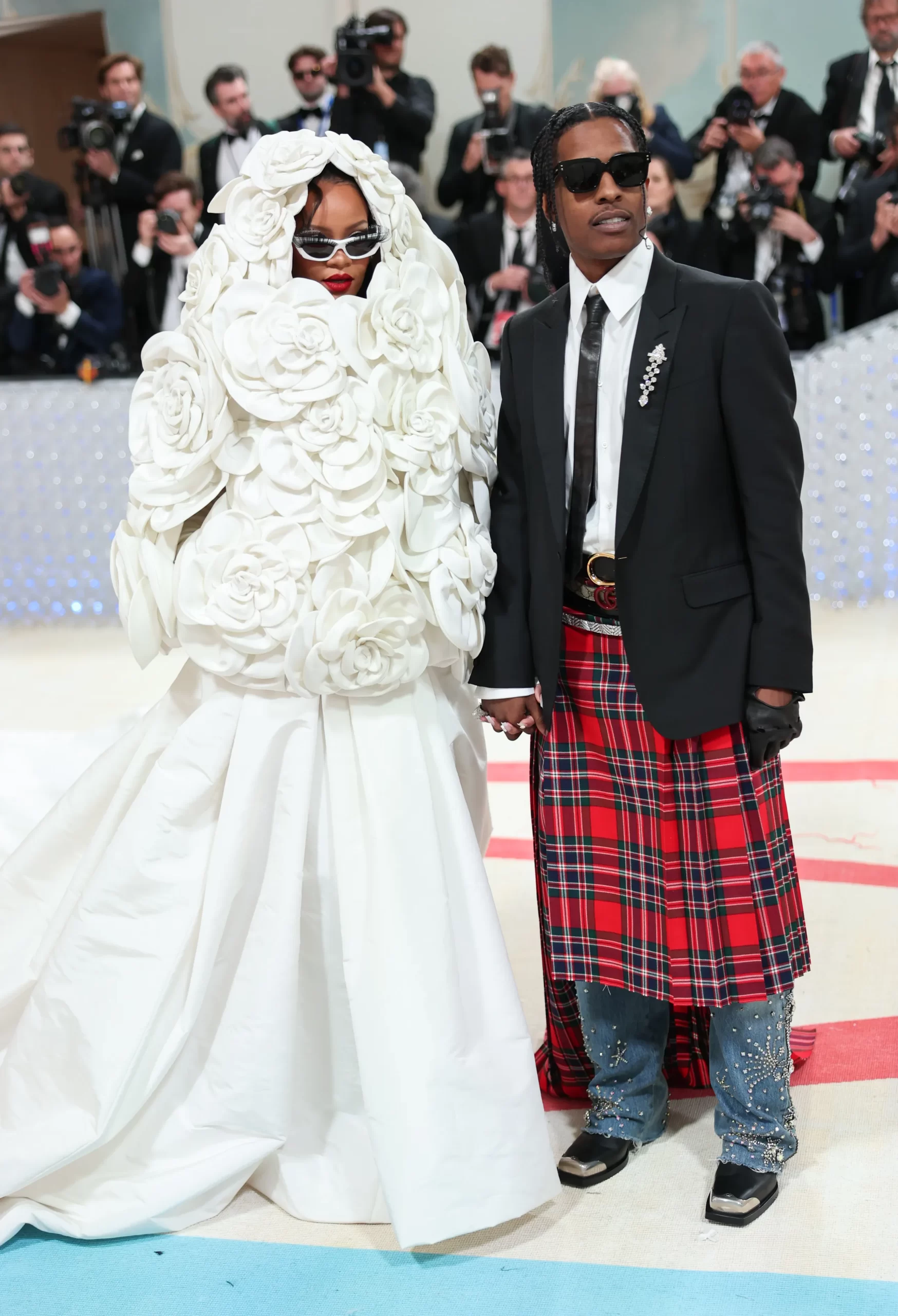Rihanna en A$AP Rocky, 2023
