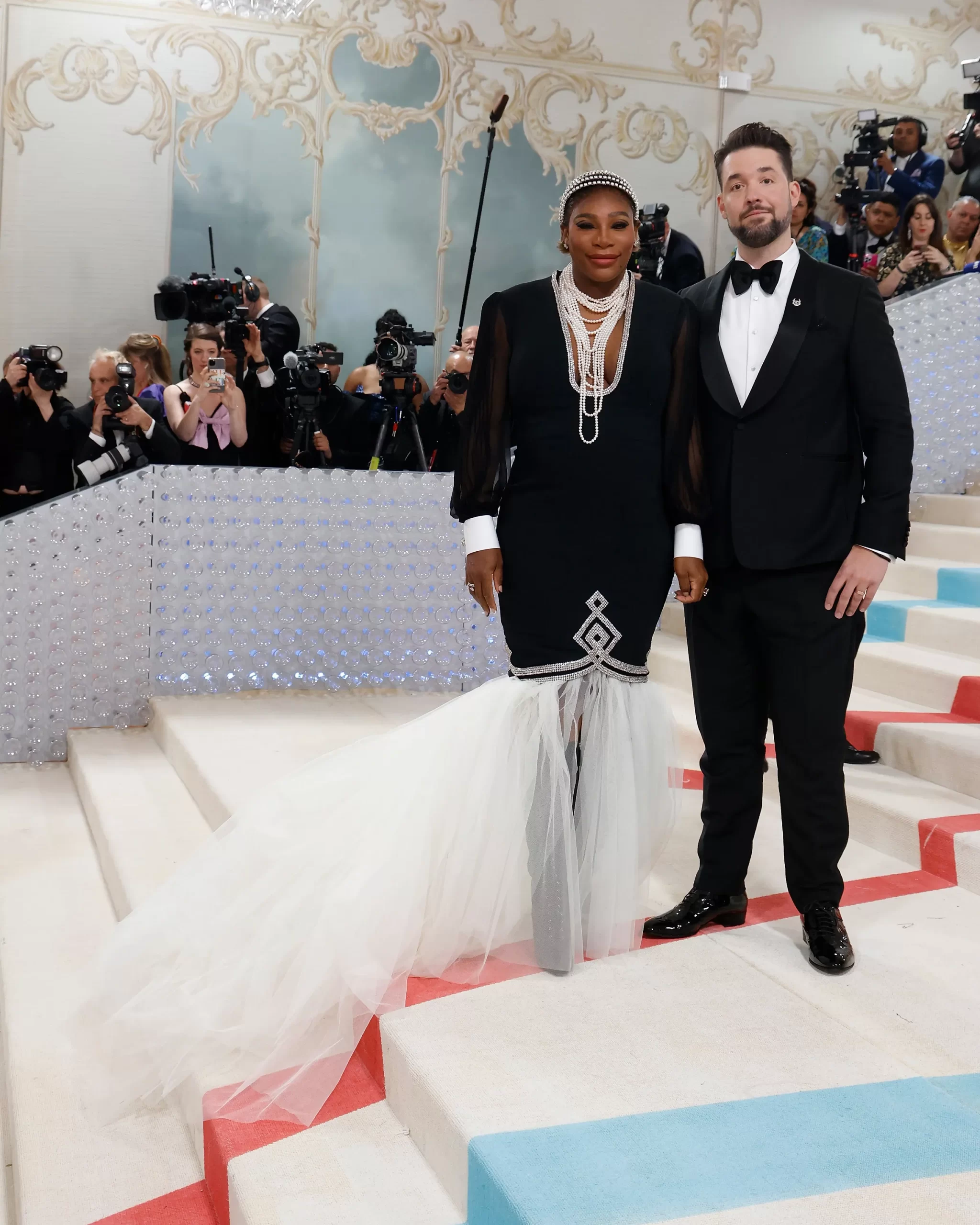 Serena Williams en Alexis Ohanian, 2023