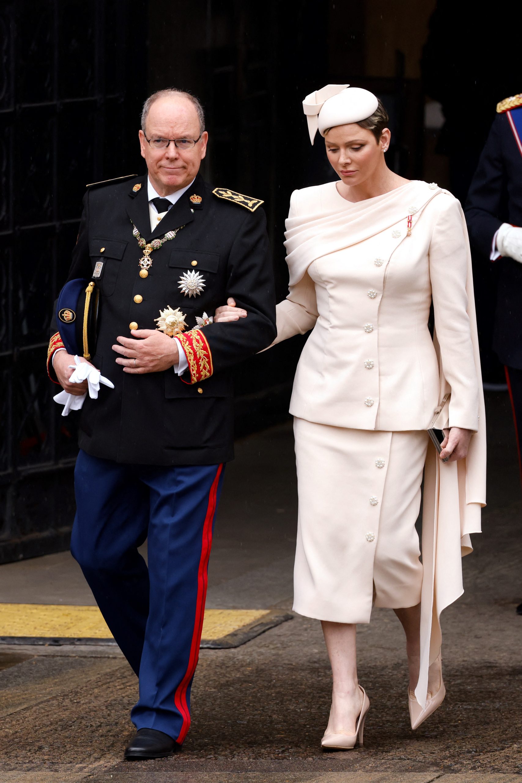 Prins Albert II en prins Charlene 