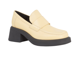 vagabond loafer, loafer dames, gele loafer, schoenen