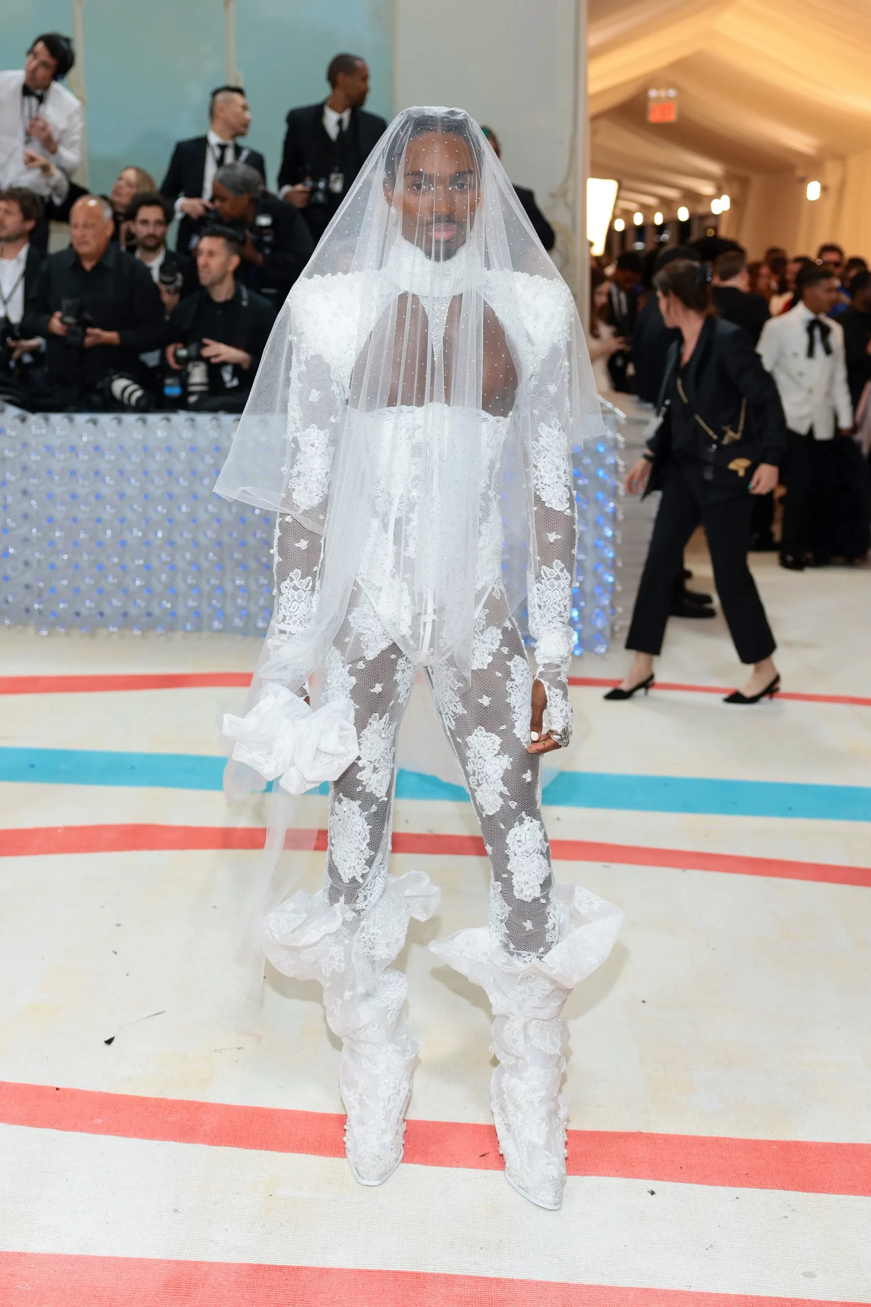 Alton Mason in Balmain is een van de beste looks van het Met Gala 2023