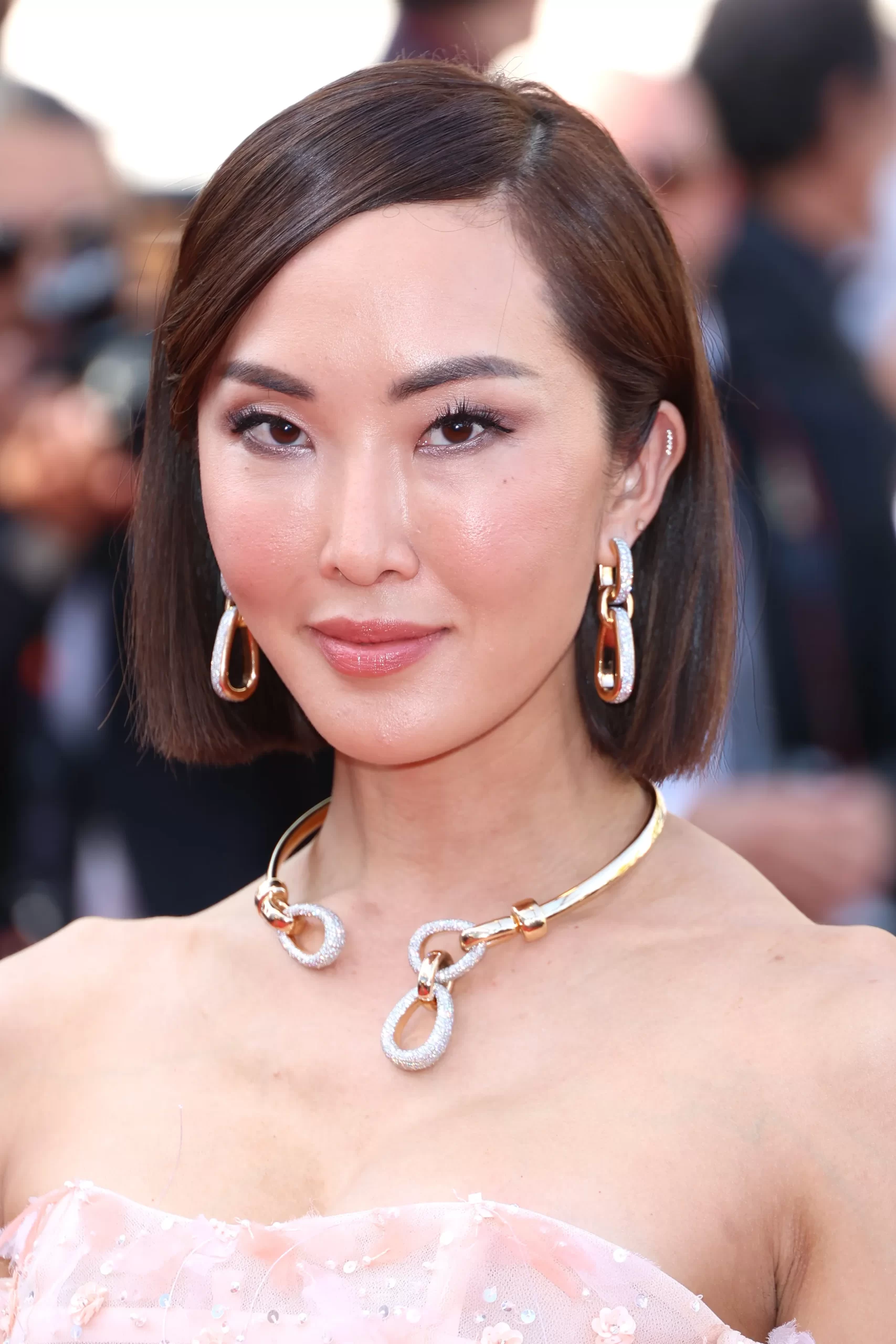 Chriselle Lim met juwelen van Pomellato in Cannes, 2022