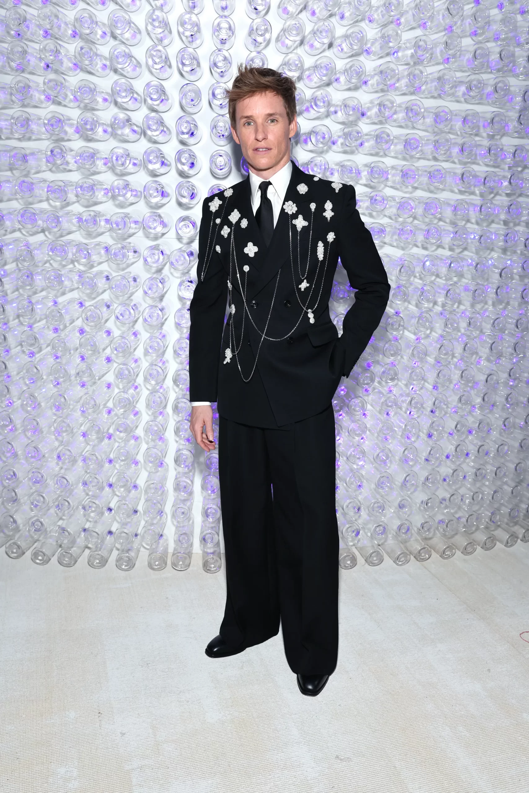 Eddie Redmayne in Alexander McQueen