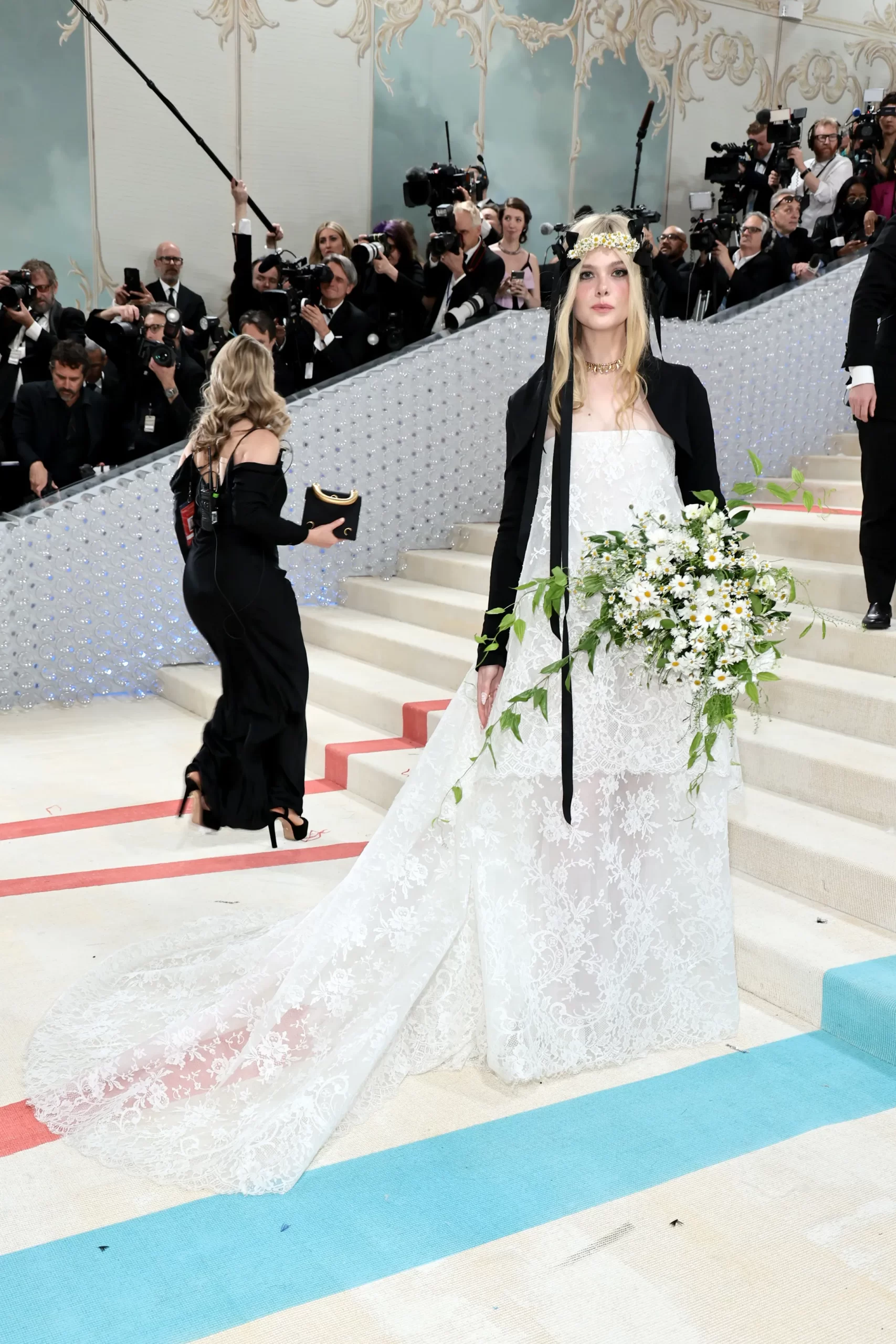 Elle Fanning in Vivienne Westwood