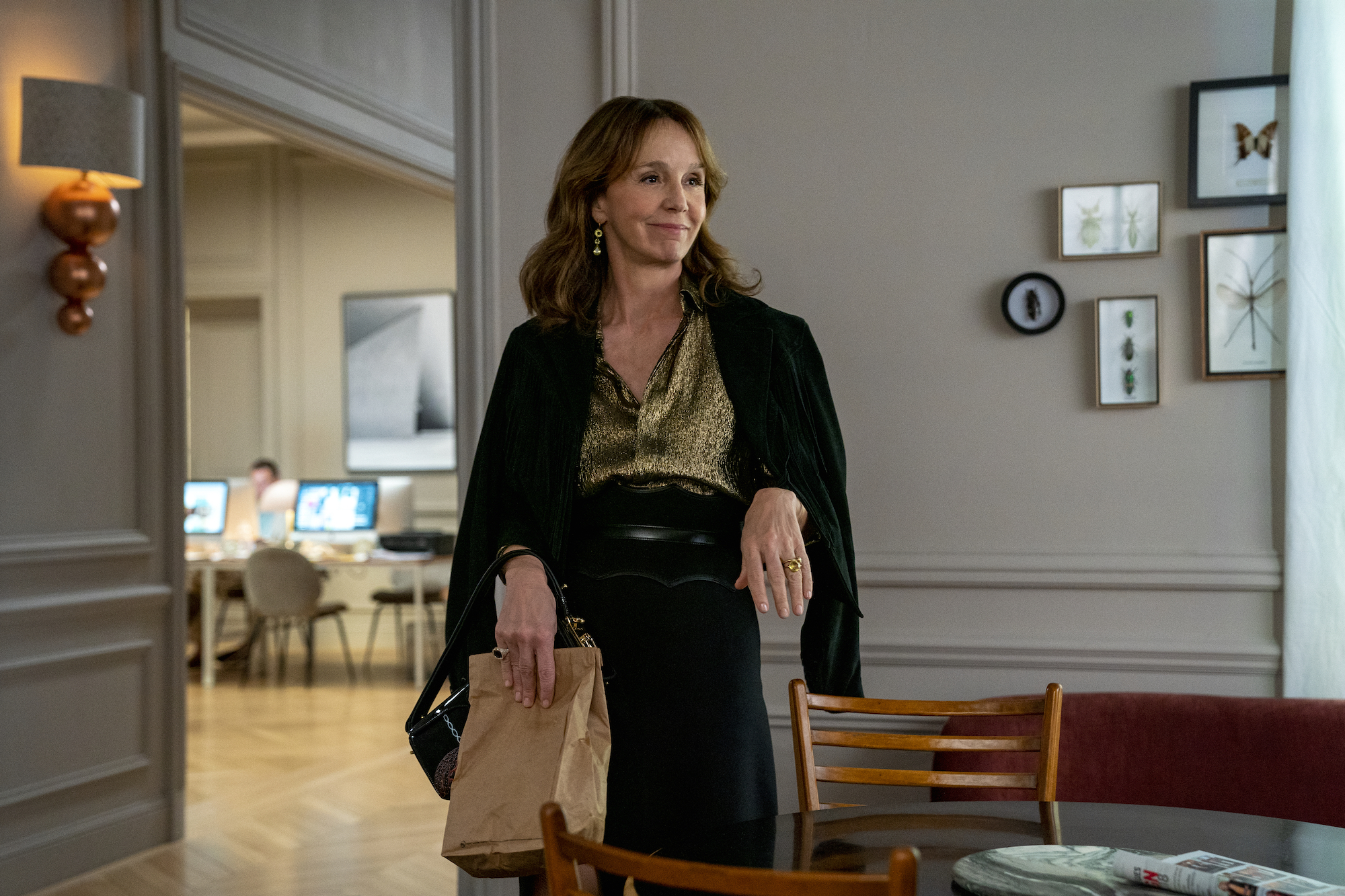 Mode op tv: Sylvie in Emily in Paris