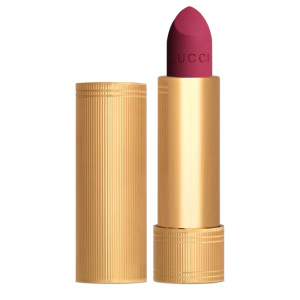 Gucci beauty matte lipstick Cassie magenta