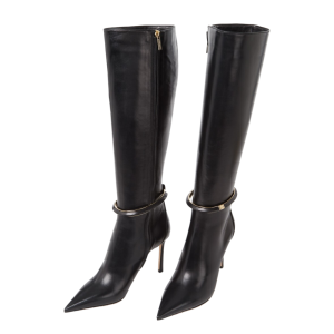 jimmy Choo zwarte laarzen met puntneus