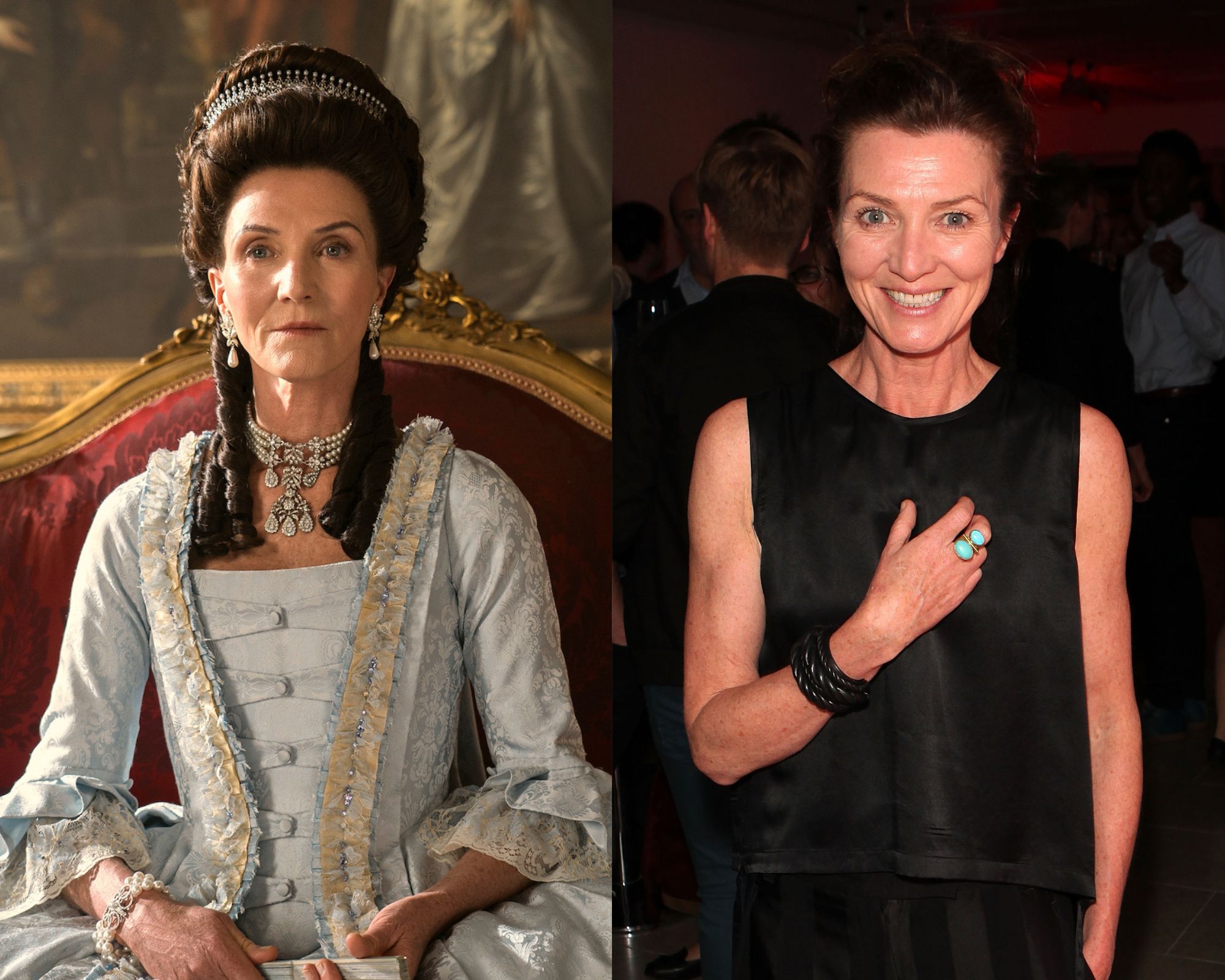 Michelle Fairley is onderdeel van de Queen Charlotte cast