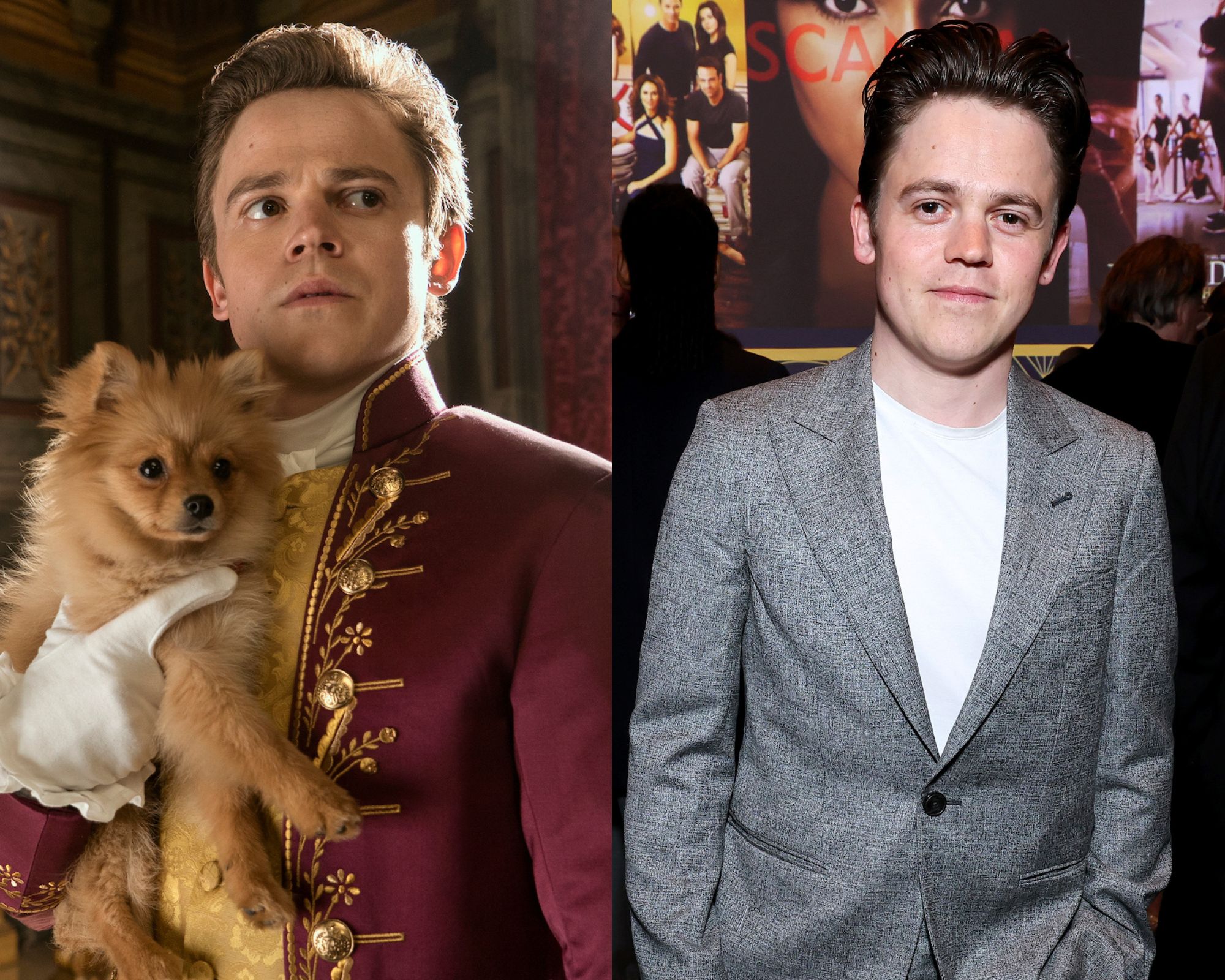Sam Clemmett is onderdeel van de Queen Charlotte cast
