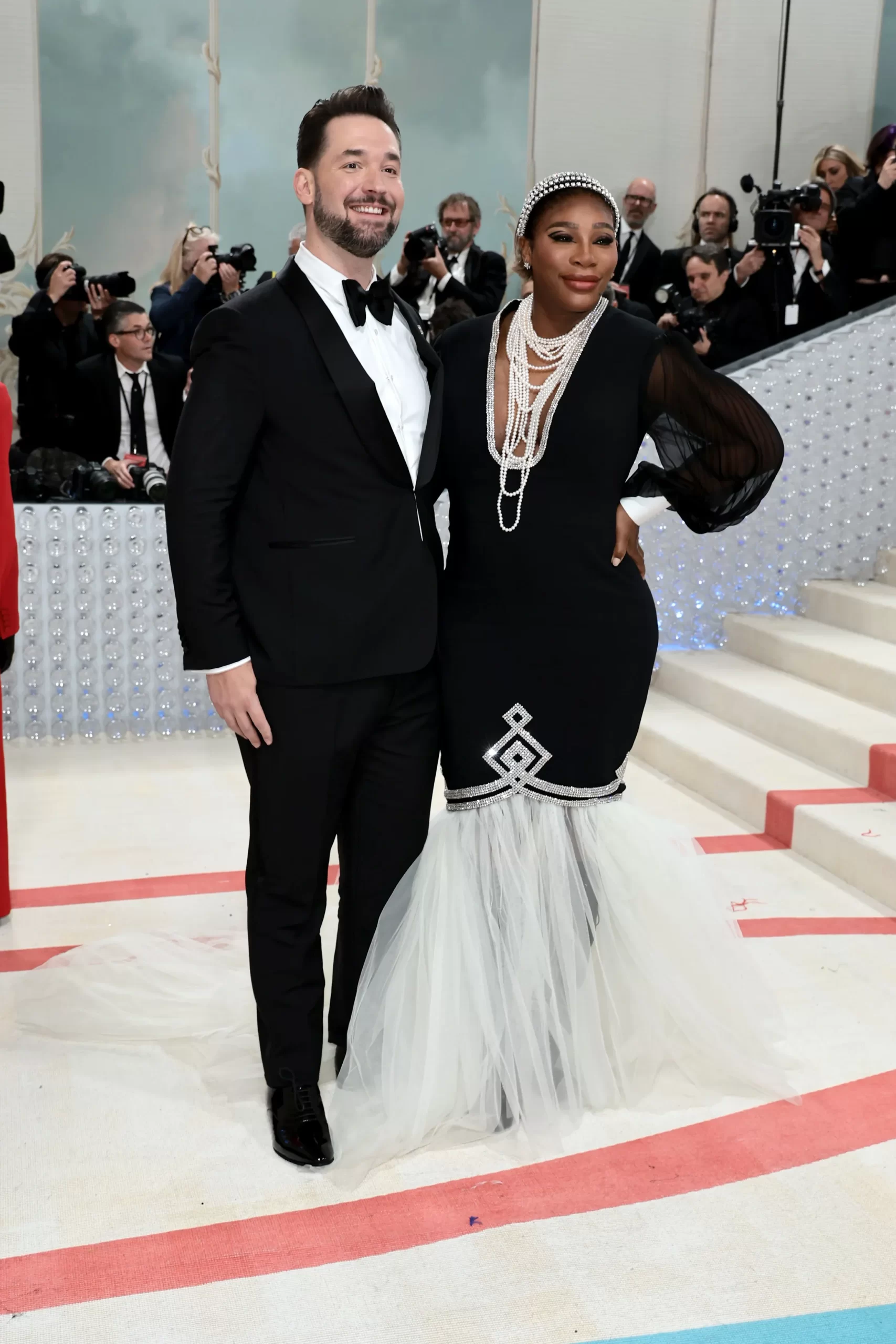 Serena Williams en Alexis Ohanian
