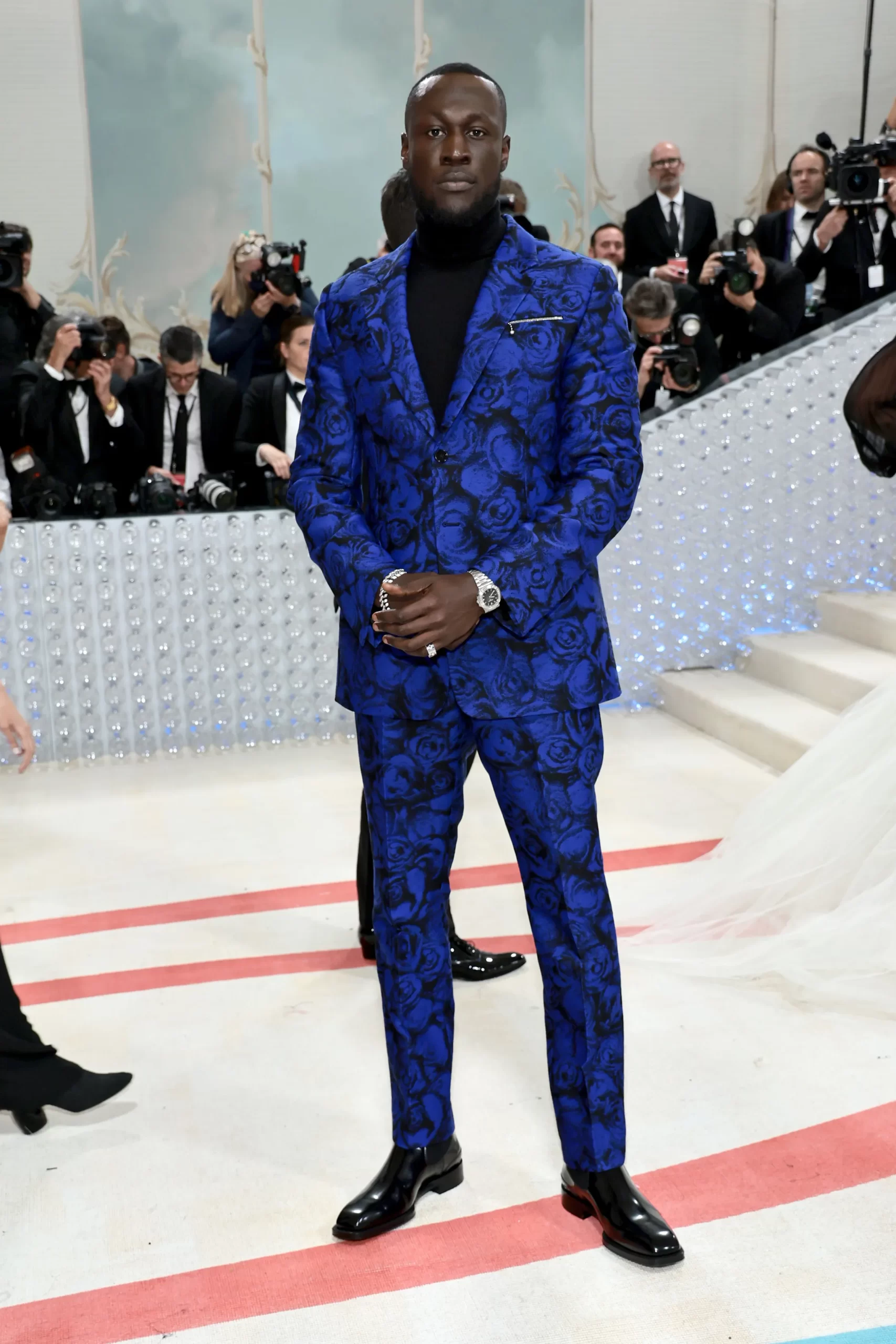 Stormzy in Burberry is een van de beste looks van het Met Gala 2023