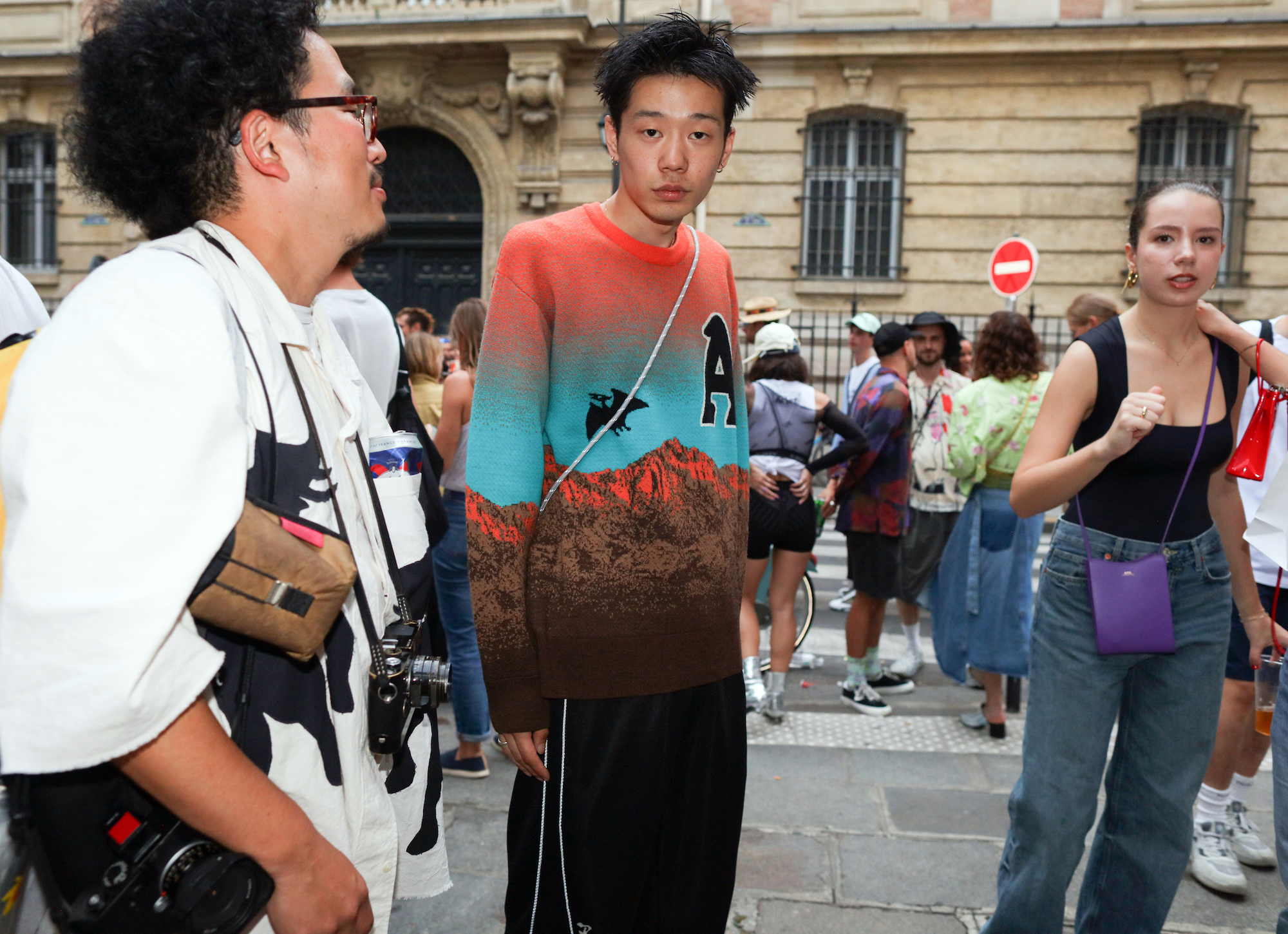 Streetstyle tijdens Paris Men's Fashion Week lente/zomer 2024