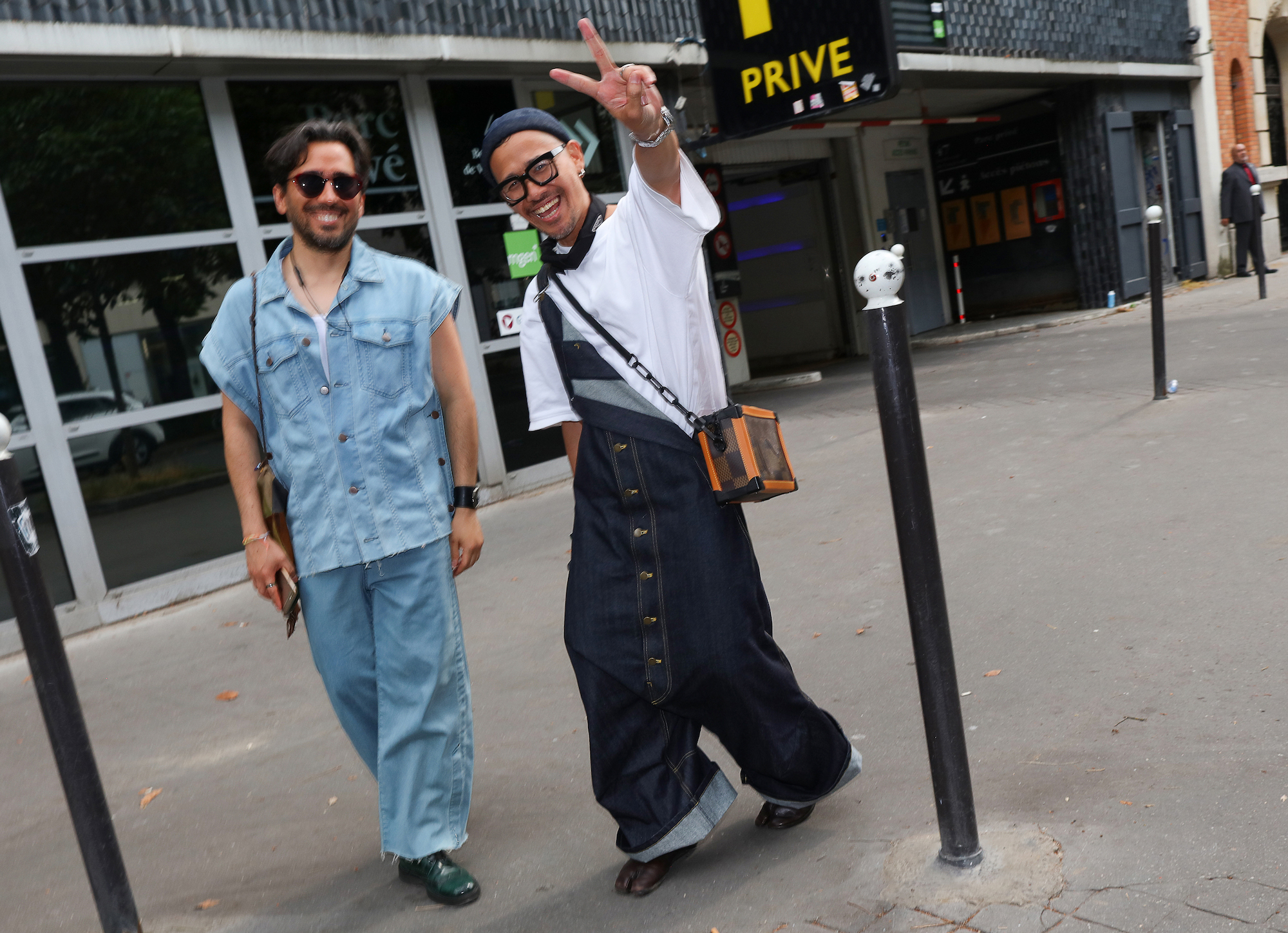 Streetstyle tijdens de mannenmodeweek in Parijs