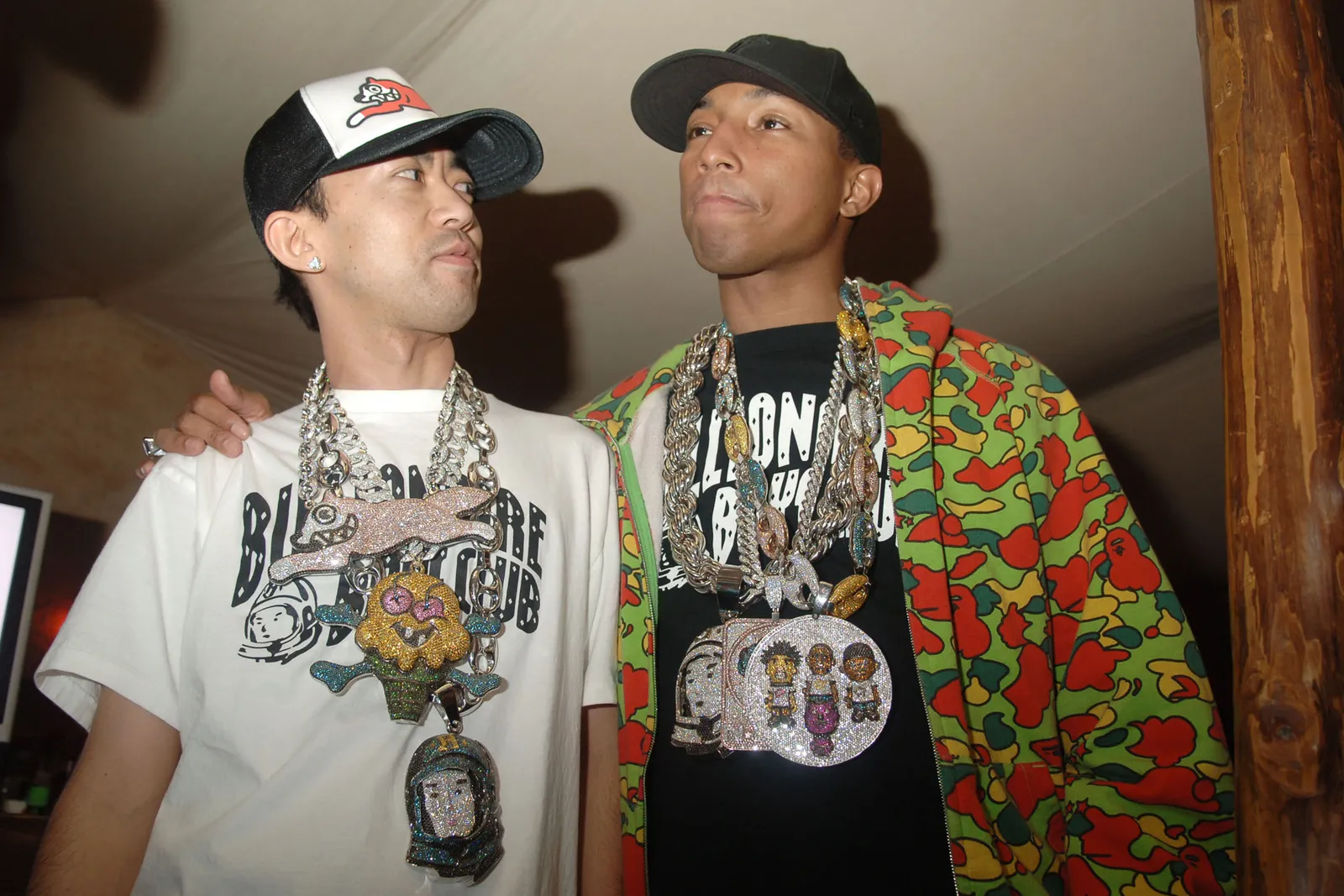 Williams met Nigo in 2005, het jaar dat het duo samen Billionaire Boys Club oprichtte.