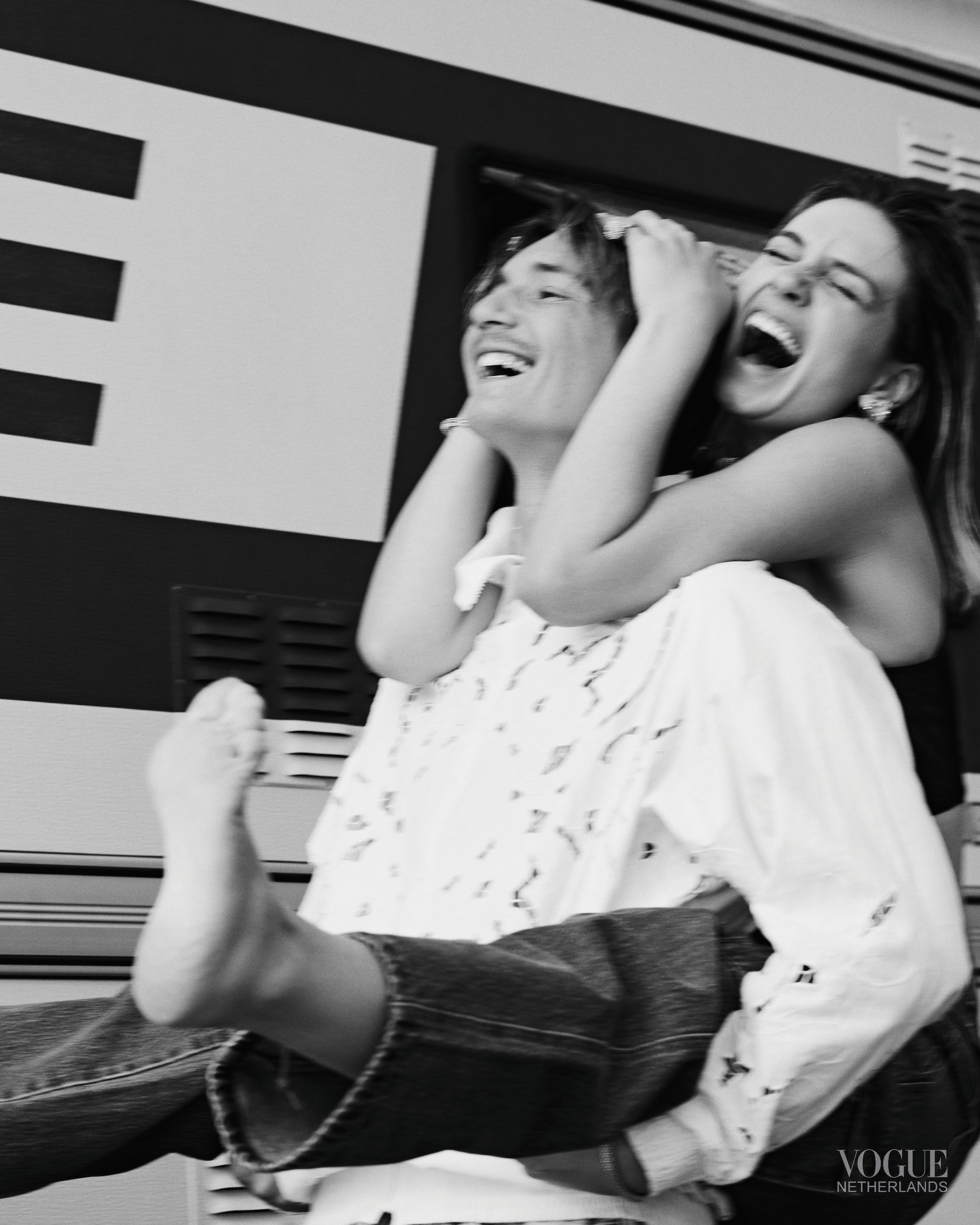 Maan en Karel voor Vogue juli/augustus 2023