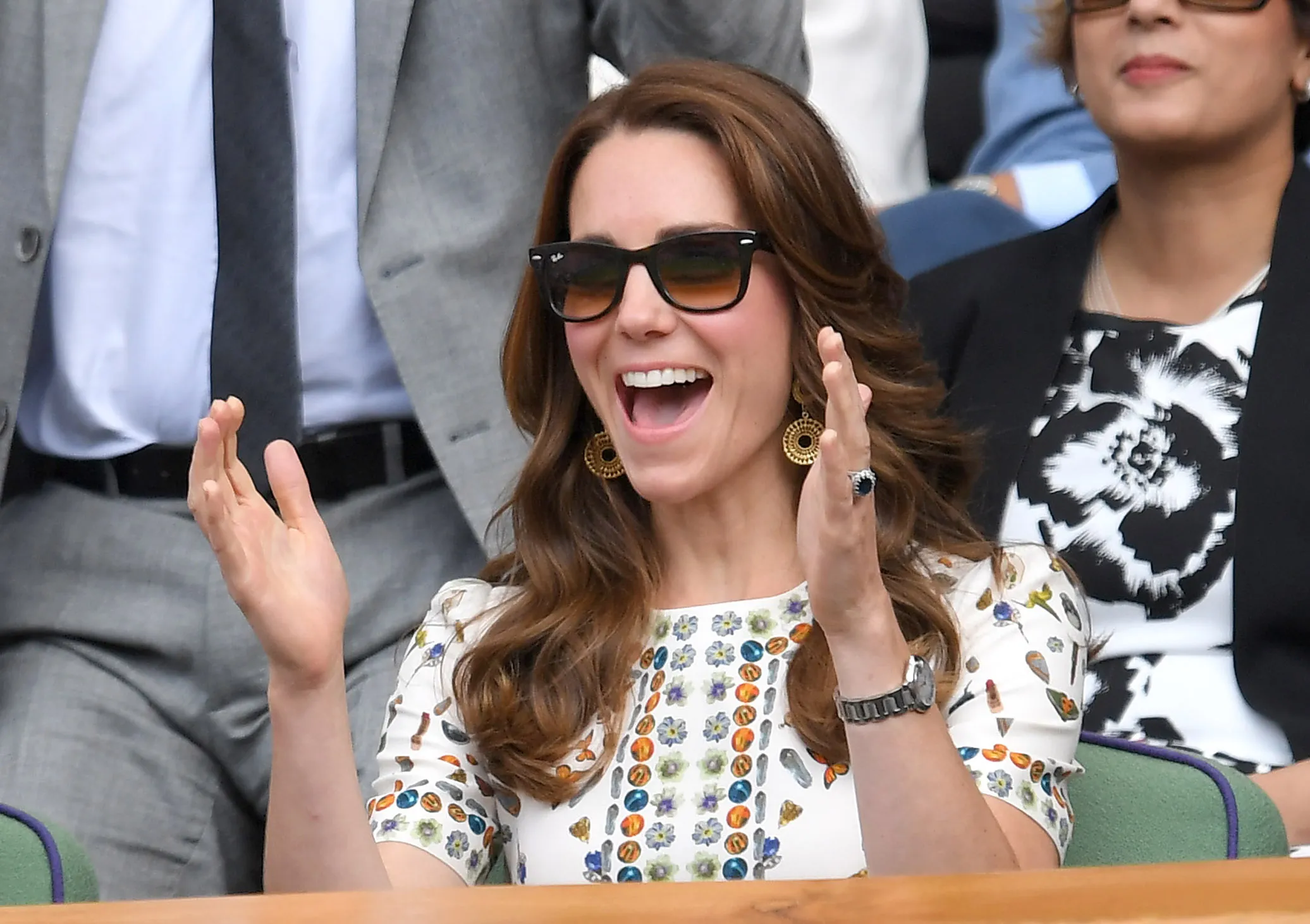 Klappende Kate op Wimbledon