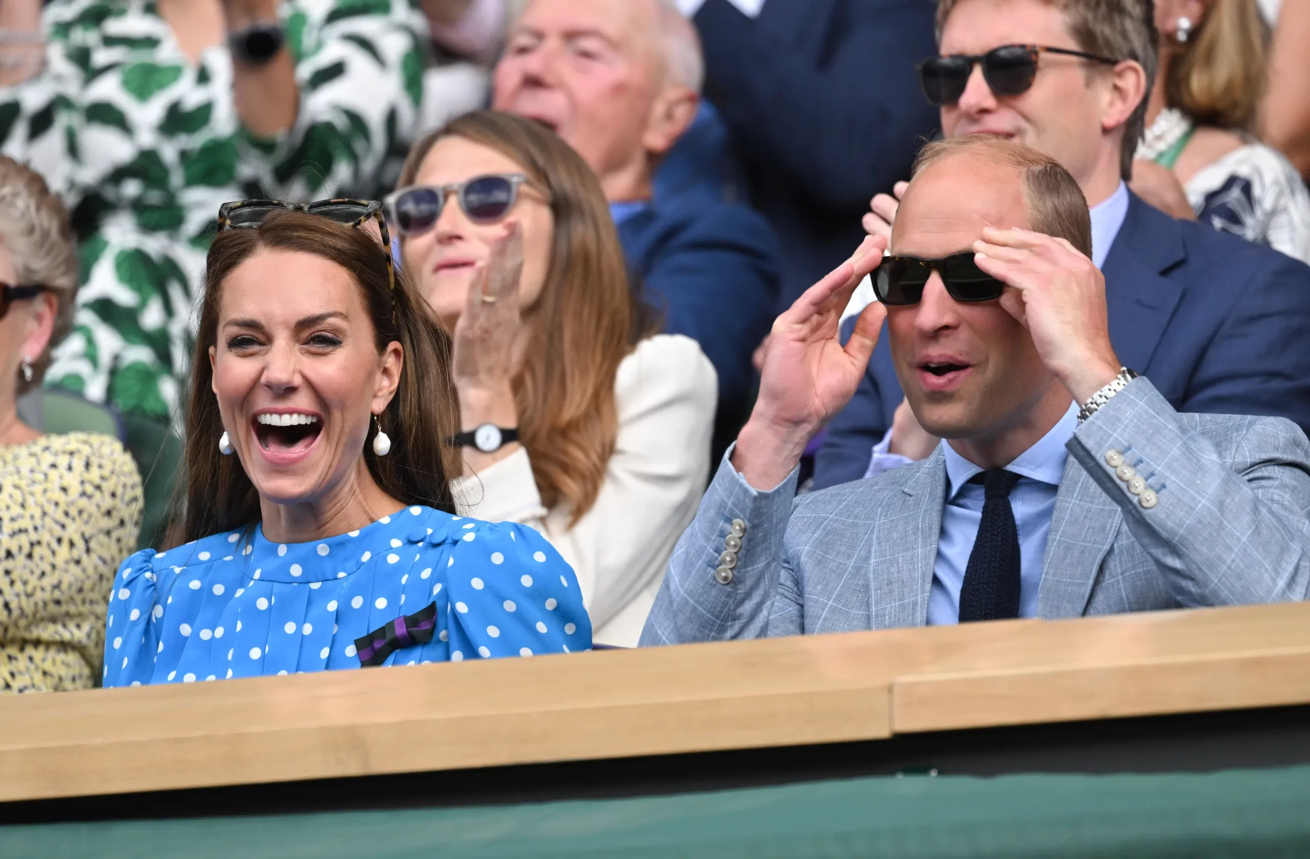 Kate en William op wimbledon