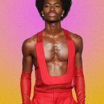 Alton Mason op de rode loper van de Vanity Fair afterparty