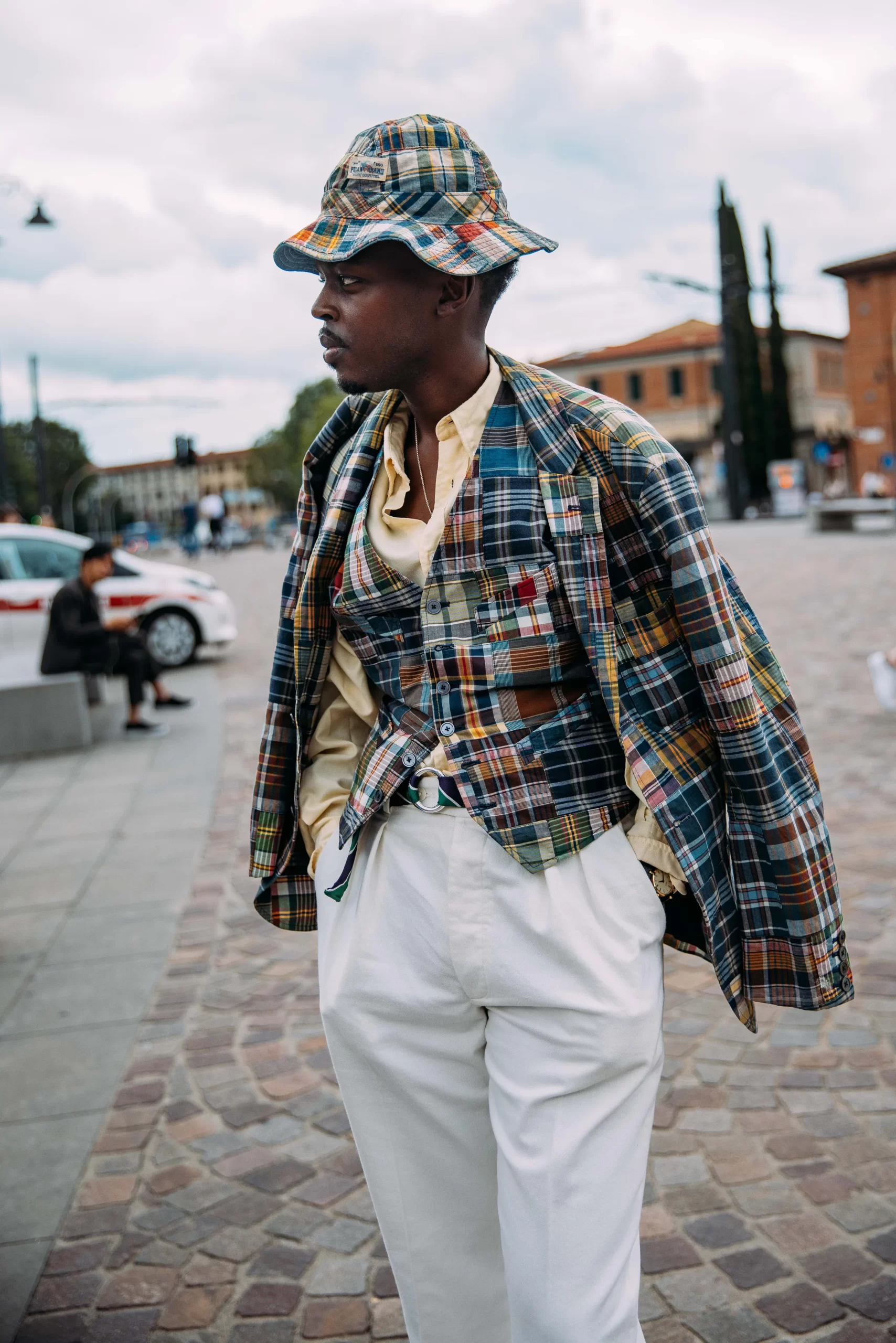 MAn op Pitti Uomo lente/zomer 2024