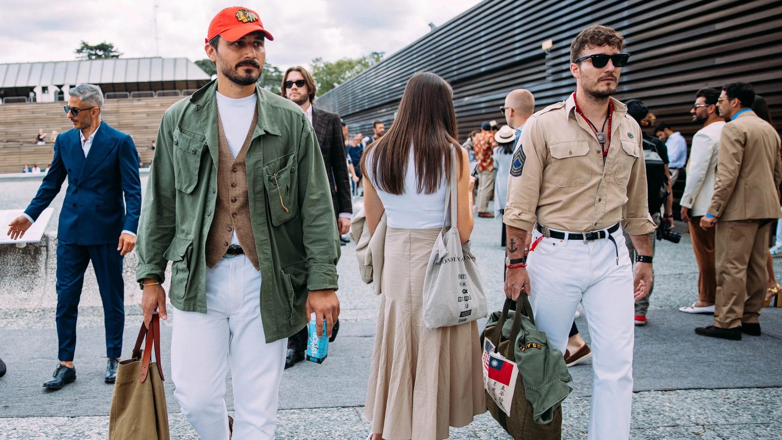 Streetstylelooks Pitti Uomo lente/zomer 2024 bekijk de beelden
