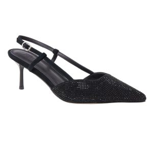 toral riana slingbacks suede strass