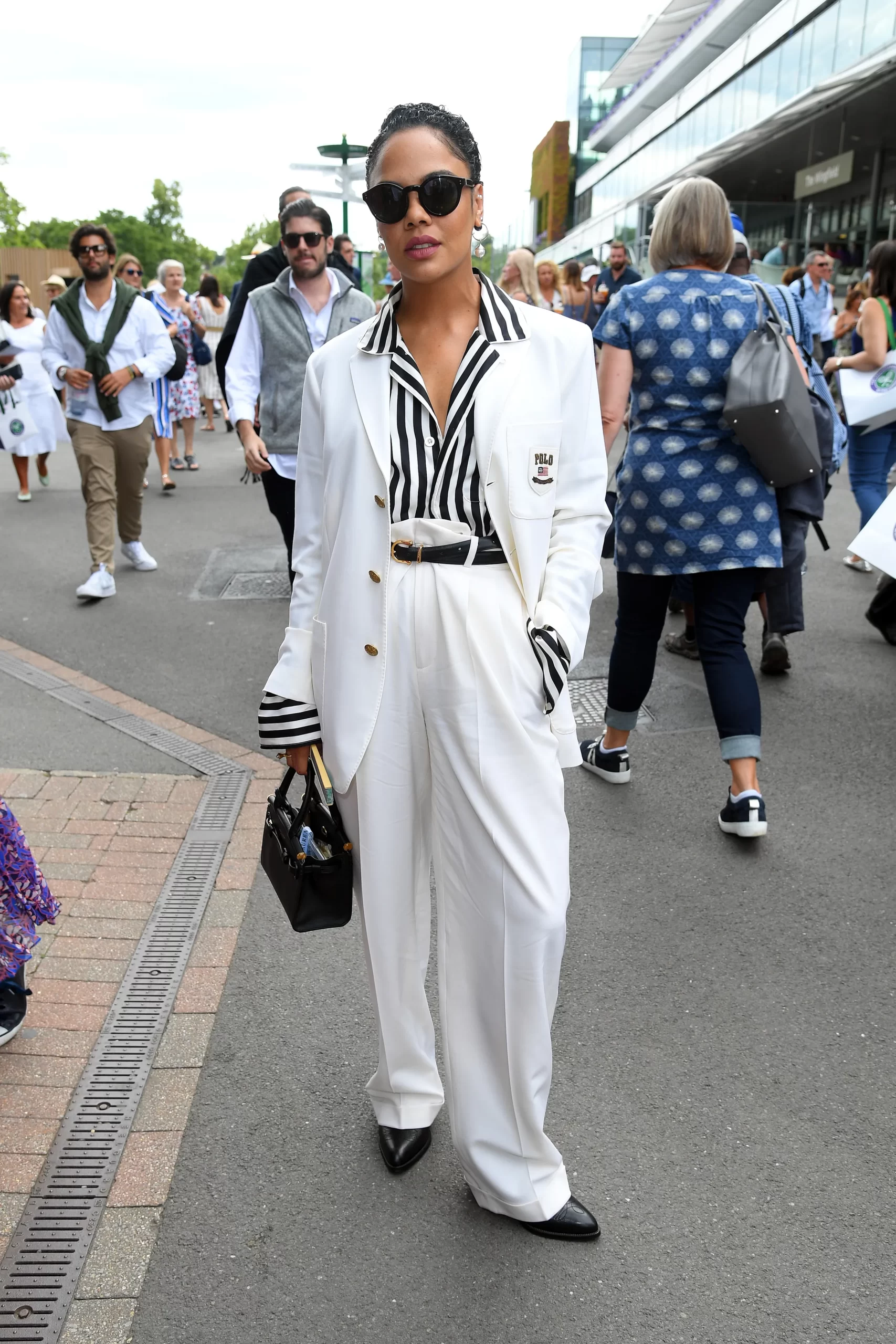 Tessa Thompson op Wimbledon als zomerse inspiratie