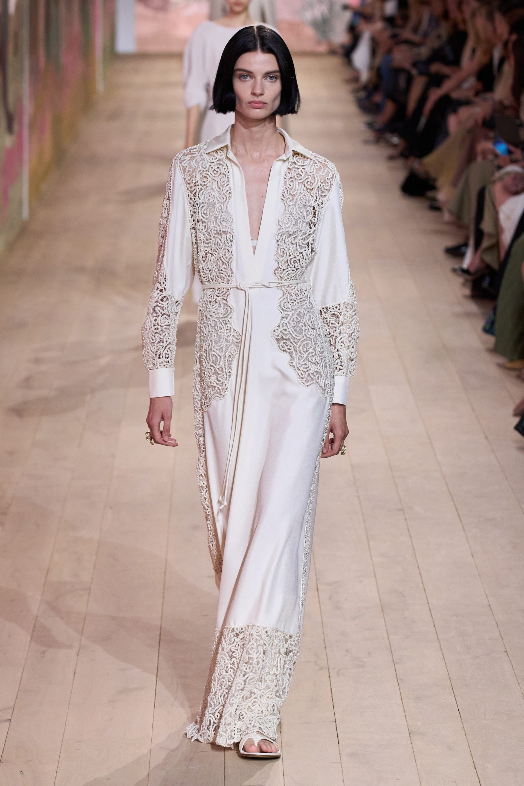 Mila van Eeten is een van de Nederlandse modellen die liep tijdens coutureweek