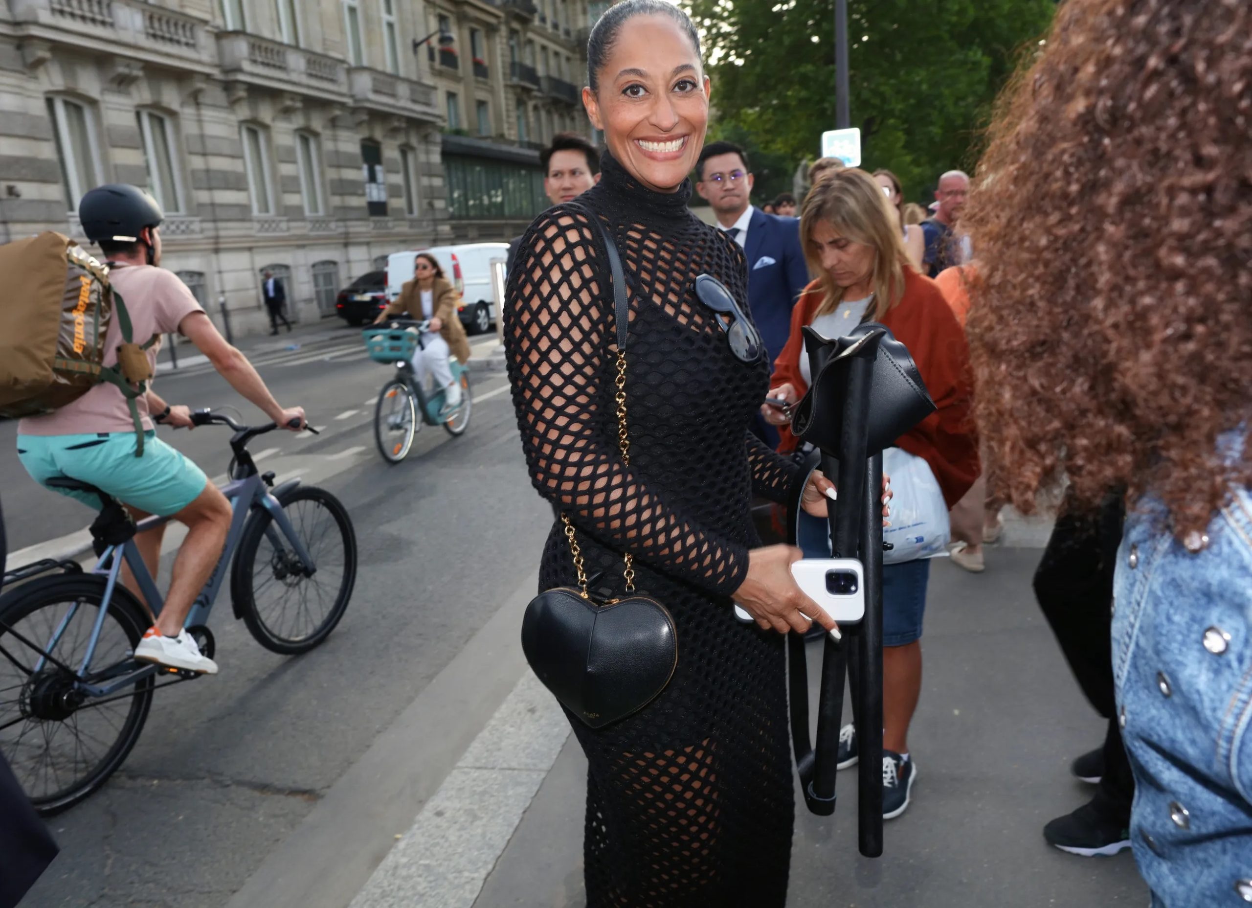 Paris couture fashion week streetstyle tracee ellis ross