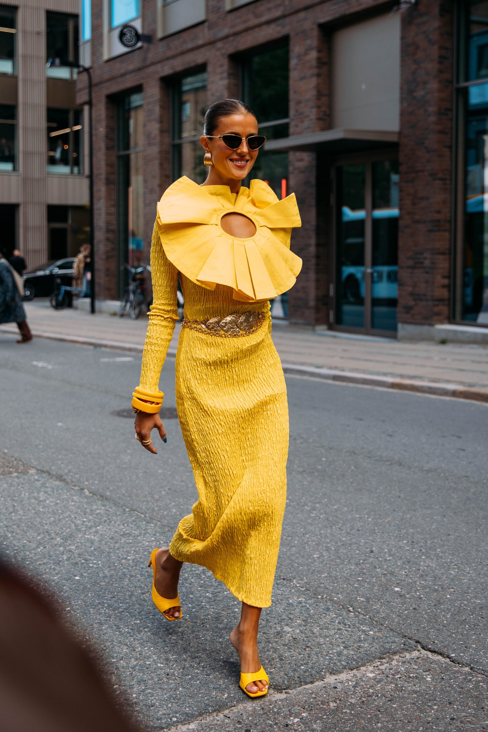 Streetstyle tijdens Copenhagen Fashion Week lente/zomer 2024
