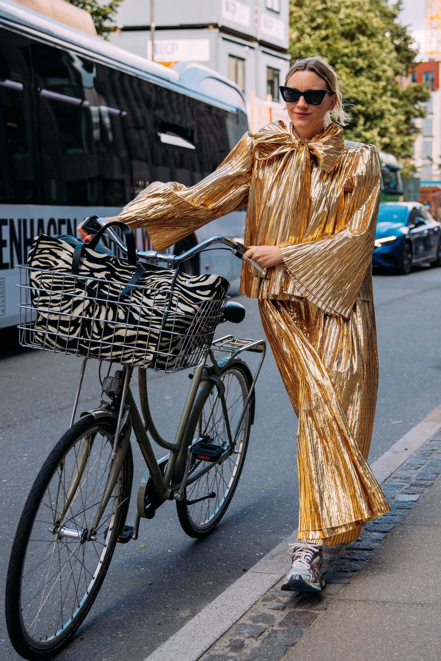 Streetstyle tijdens Copenhagen Fashion Week lente/zomer 2024