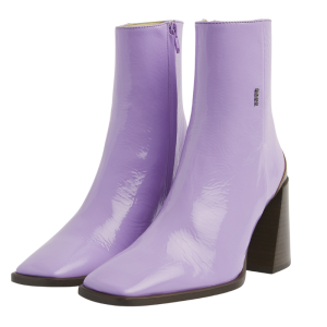 enkellaarzen, lila, nubikk