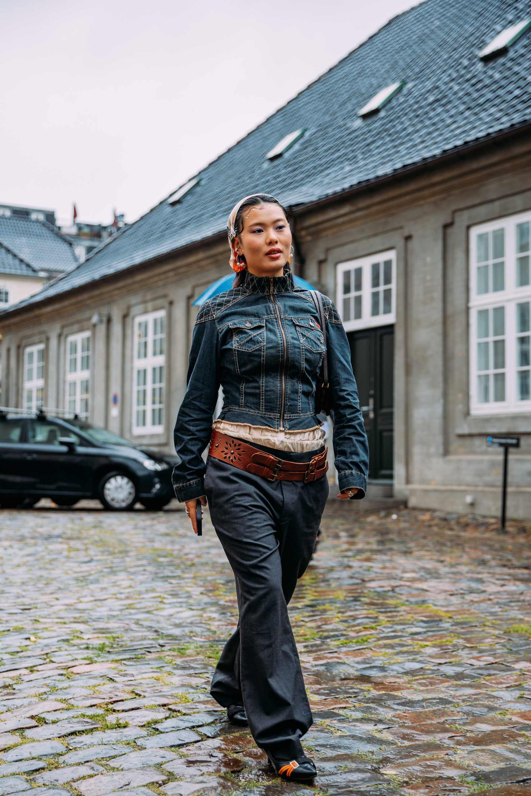 Streetstyle tijdens Copenhagen Fashion Week lente/zomer 2024