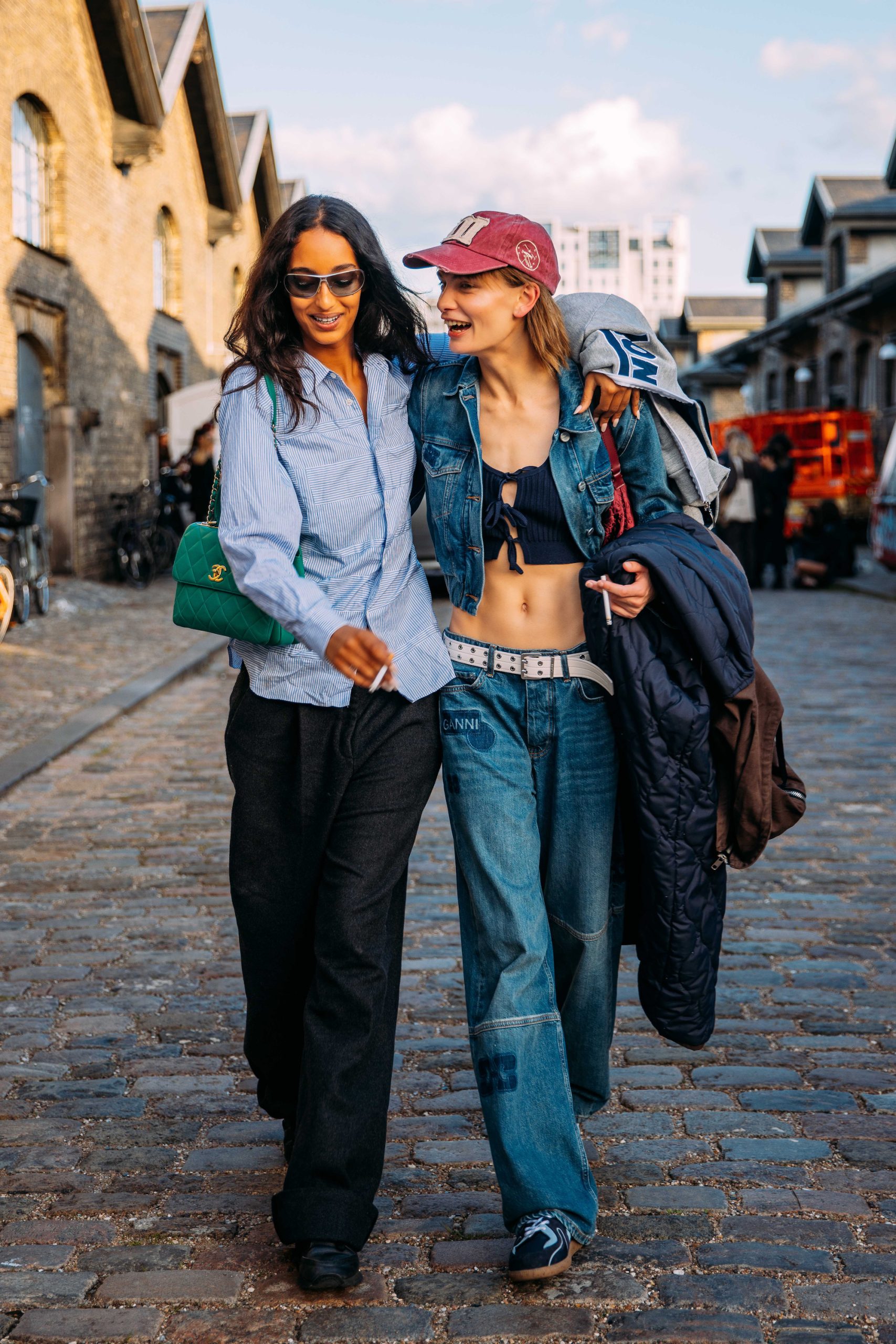Streetstyle tijdens Copenhagen Fashion Week lente/zomer 2024