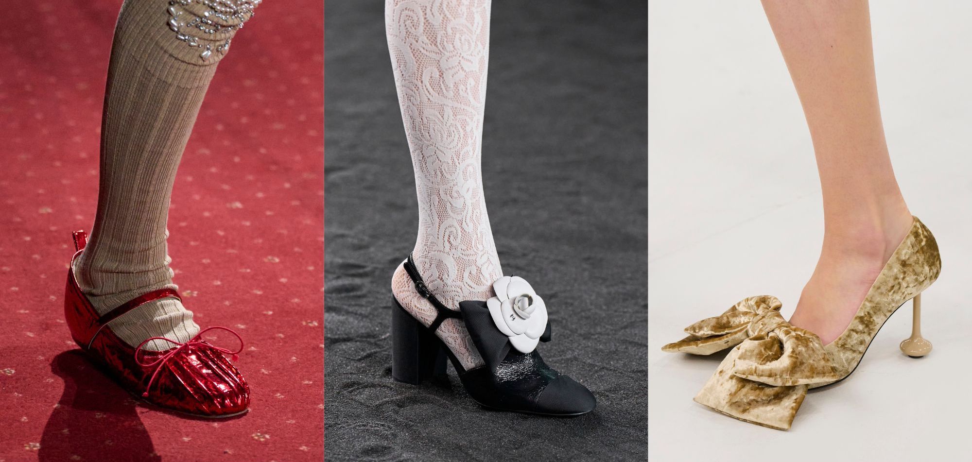 Schoenen met strikken