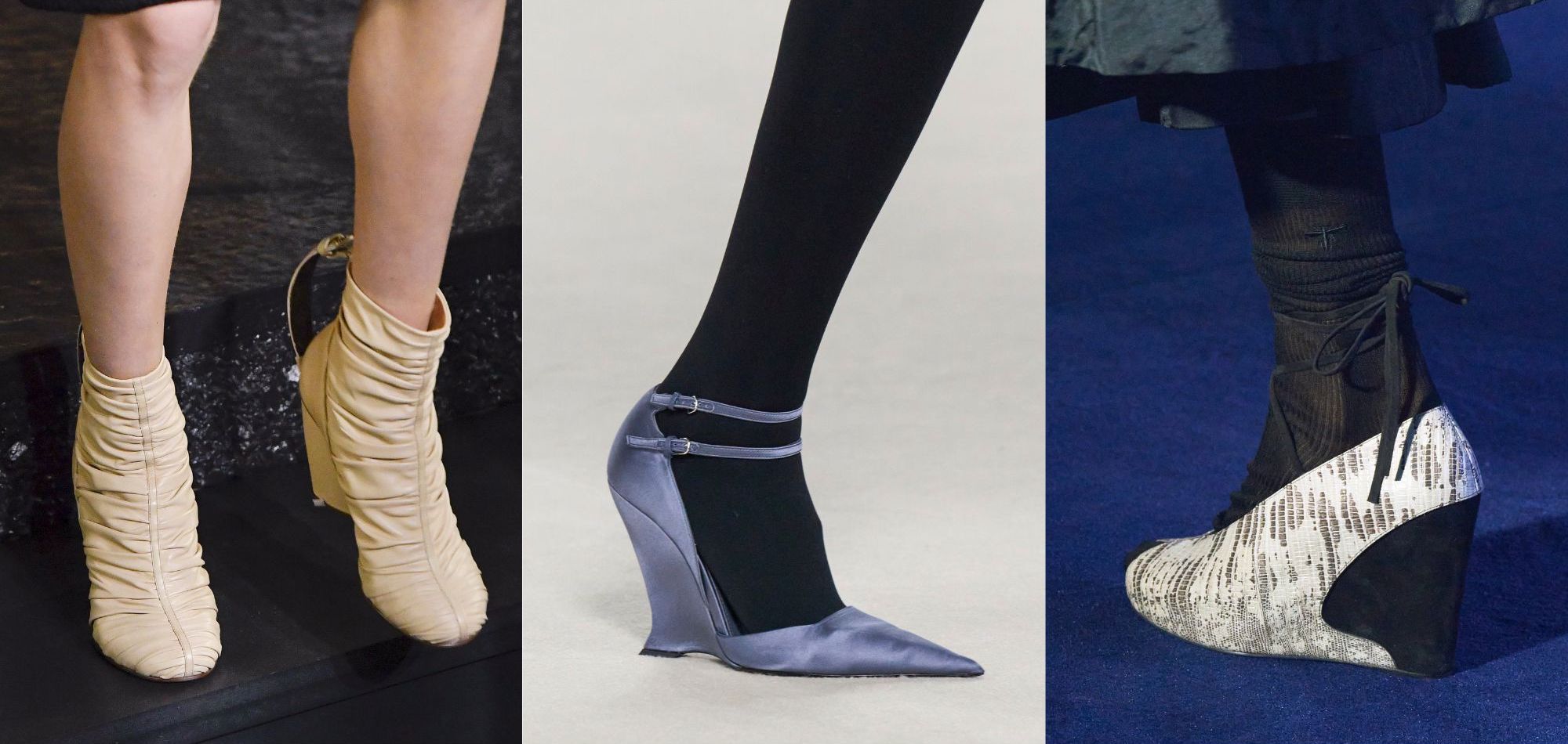 Wedges zijn een van de schoenentrends van herfst/winter 2023