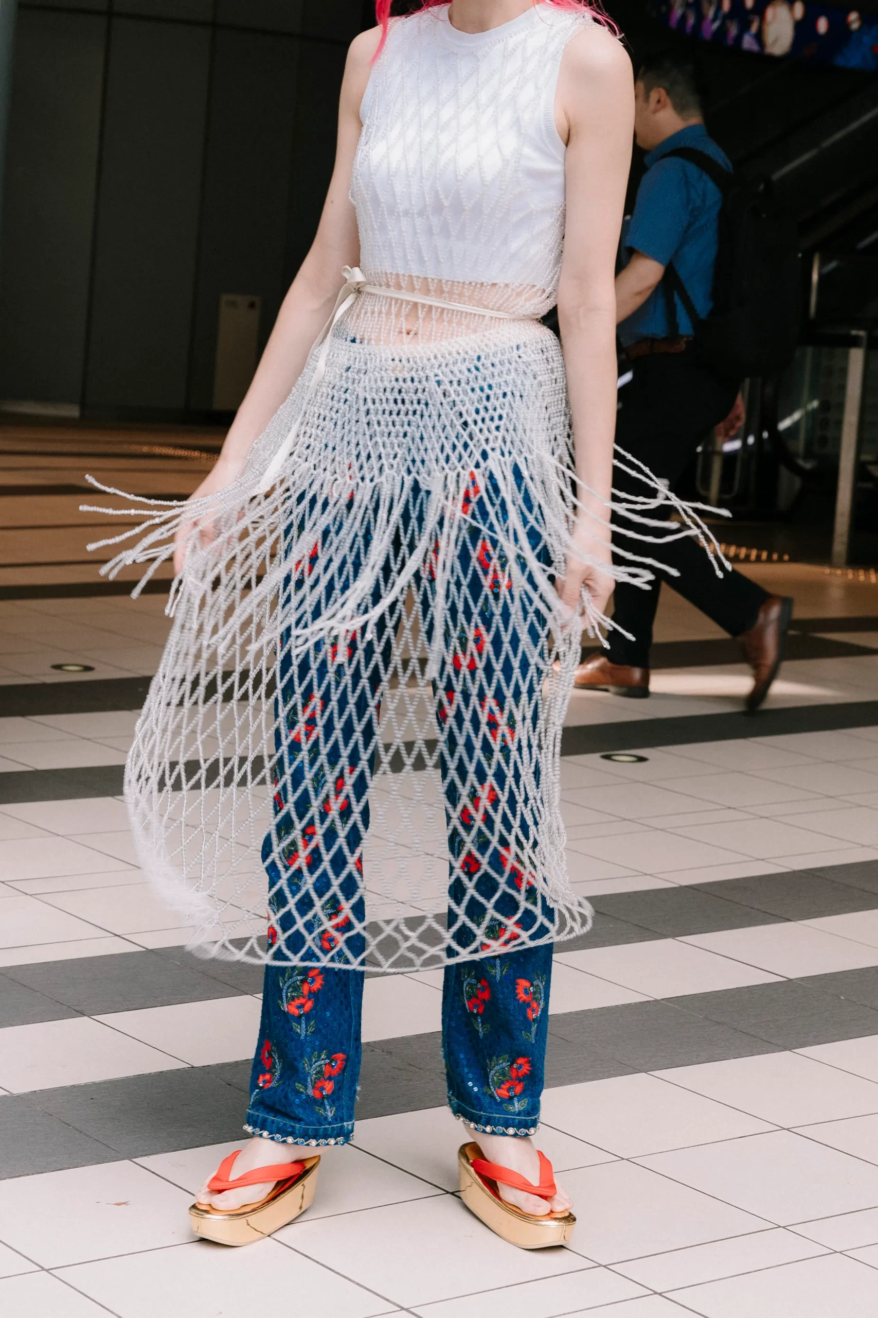 Streetstyle tijdens Tokyo Fashion Week lente/zomer 2024