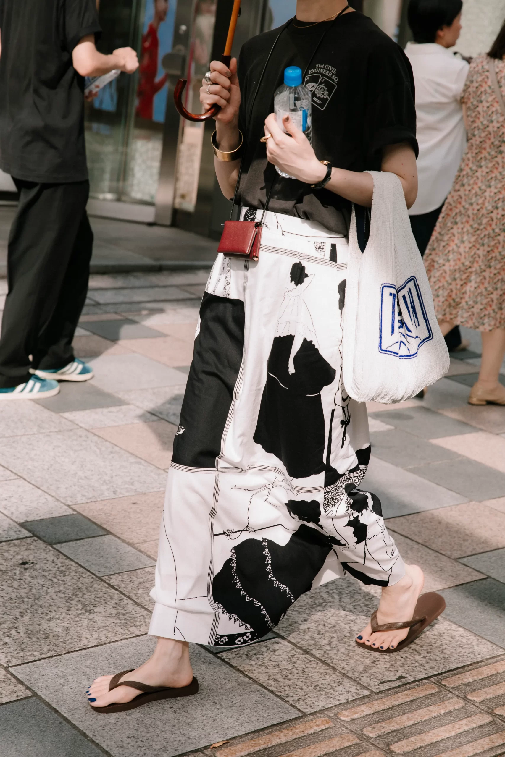 Streetstyle tijdens Tokyo Fashion Week lente/zomer 2024