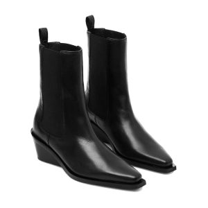 Zwarte enkellaarzen van COS