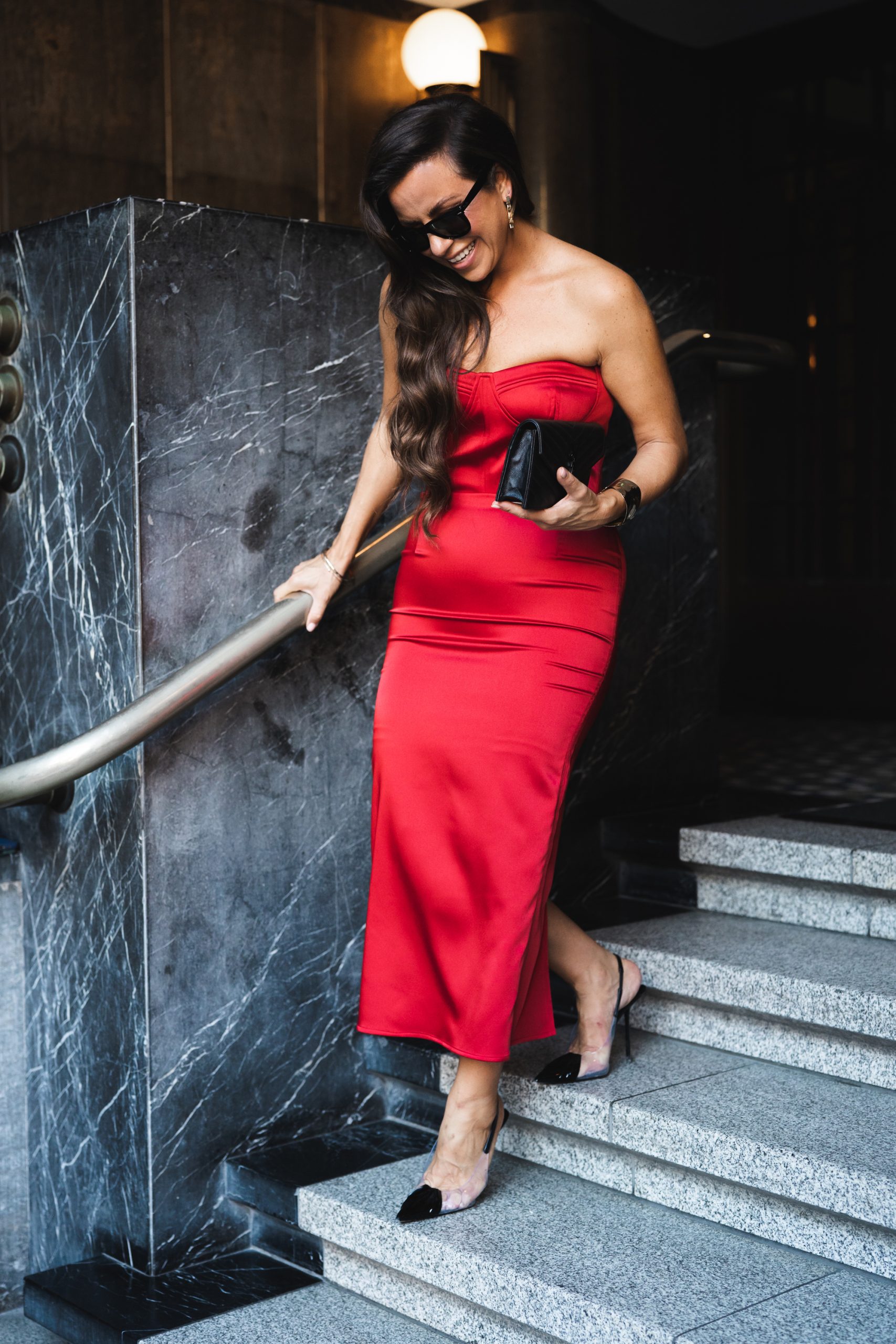 Yeliz tijdens het feest van Vogue x Martini