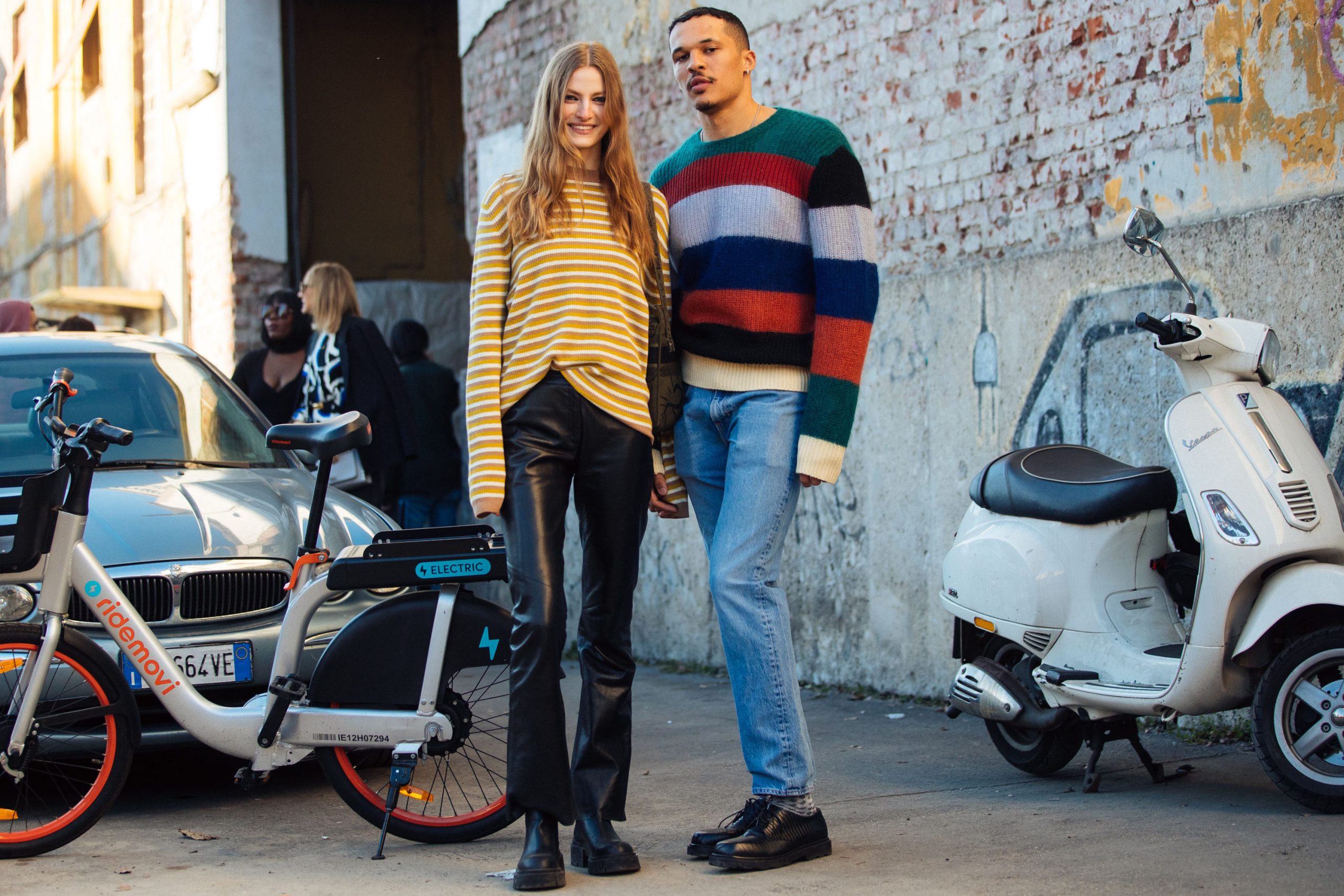 Felice en haar vriend Khalil in Milaan