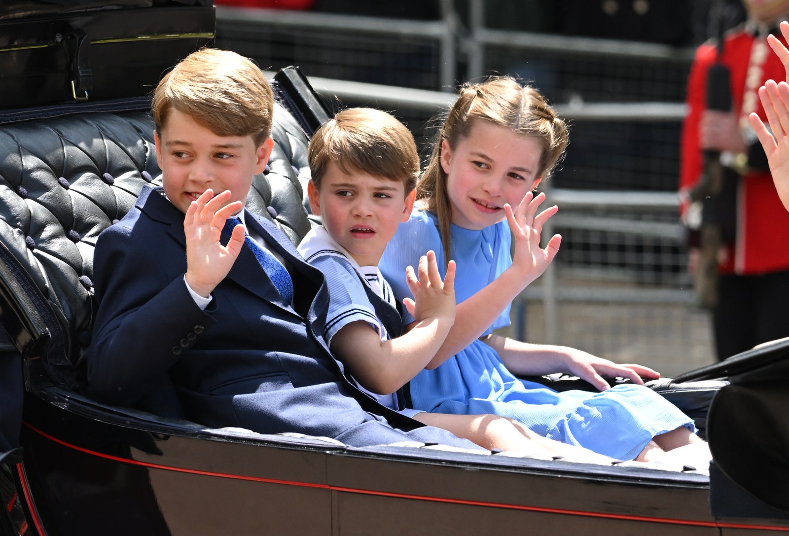 Royals kinderen blauw