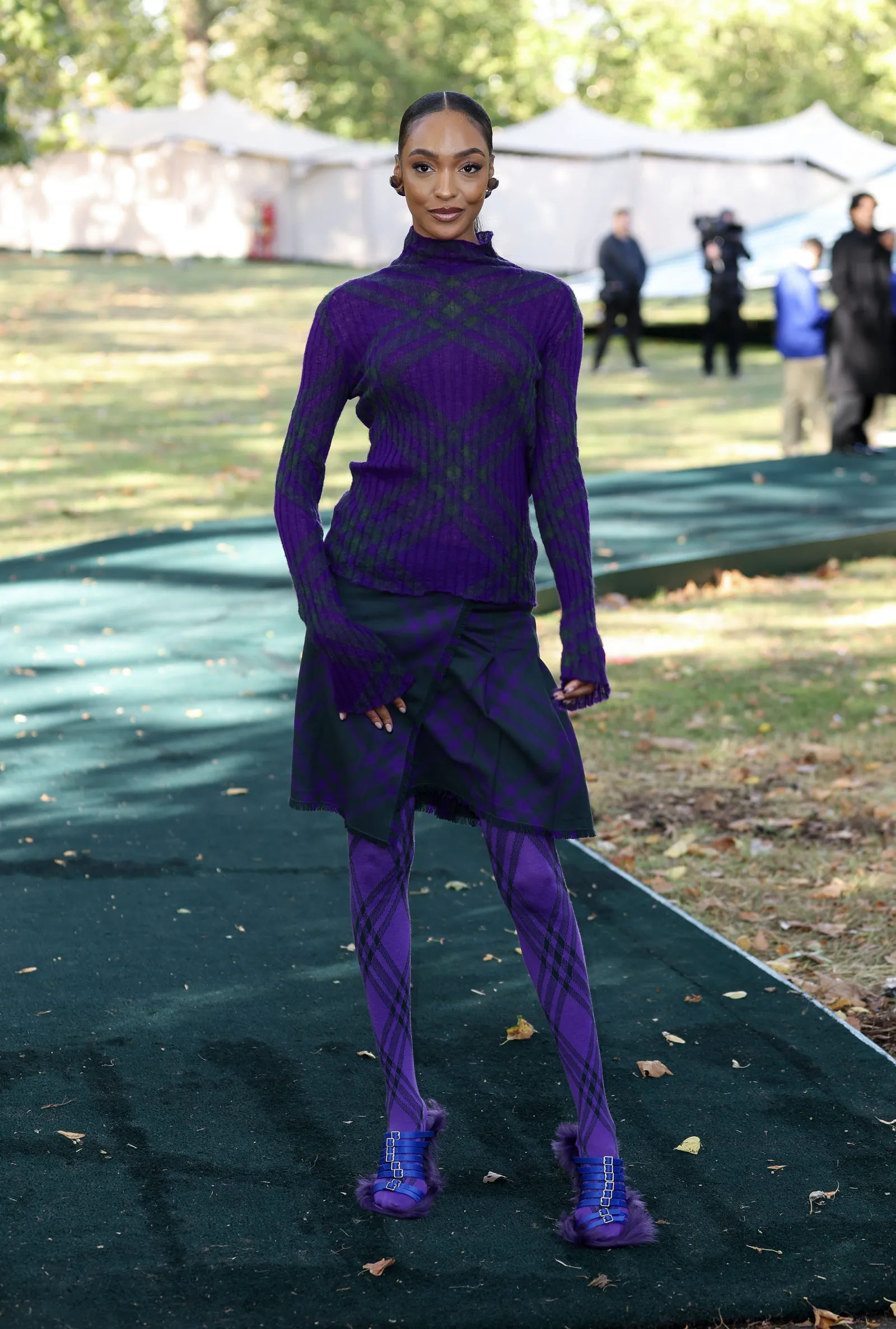 Jourdan Dunn bij Burberry