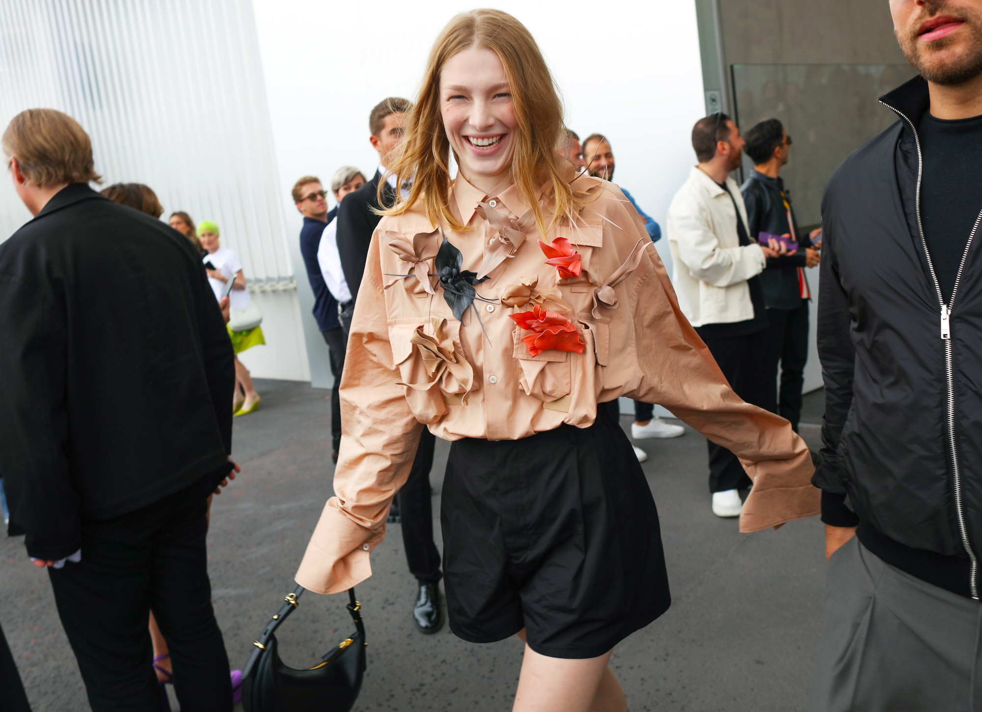 Streetstyle tijdens Milan Fashion Week lente/zomer 2024