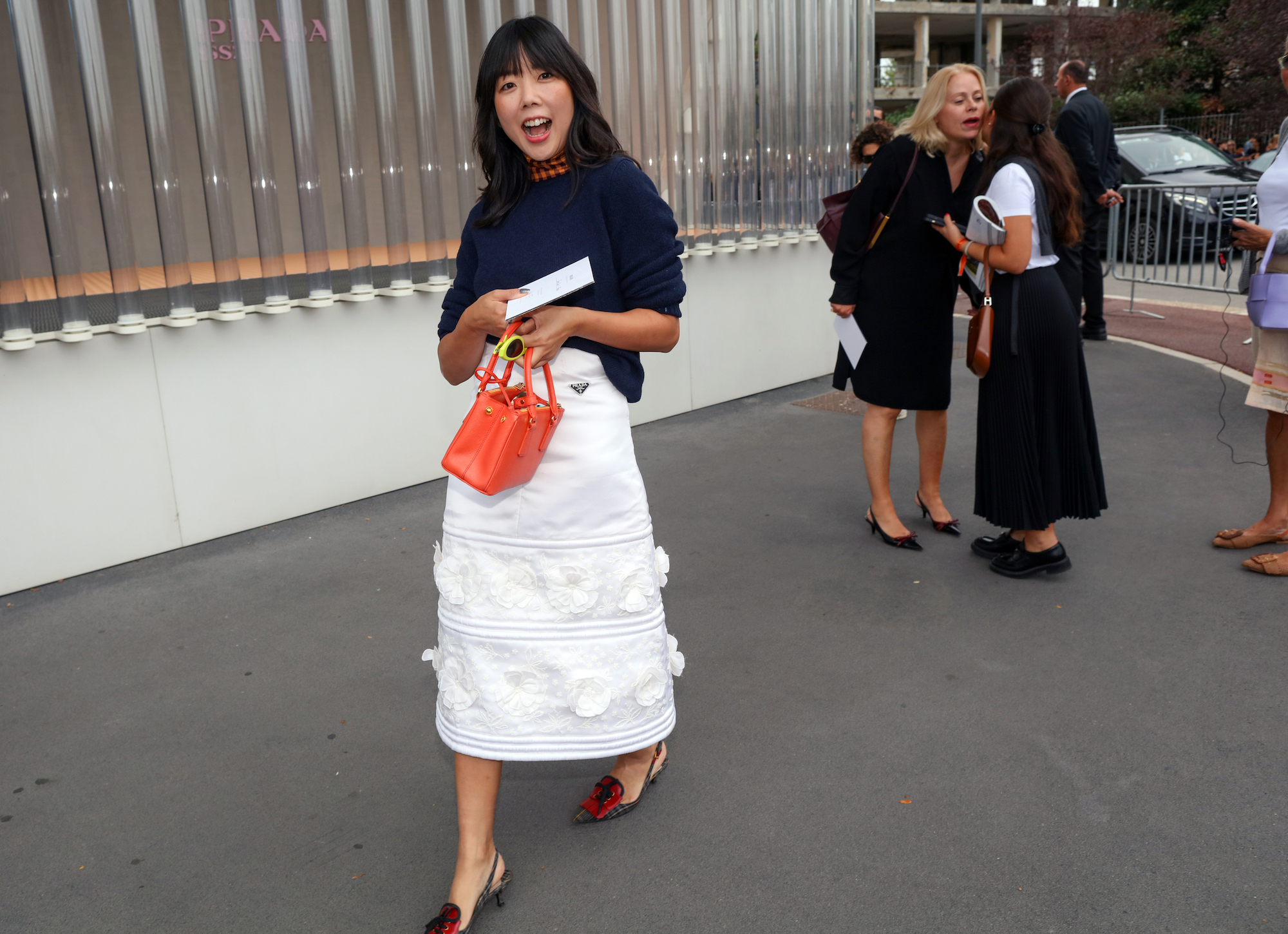 Streetstyle tijdens Milan Fashion Week lente/zomer 2024