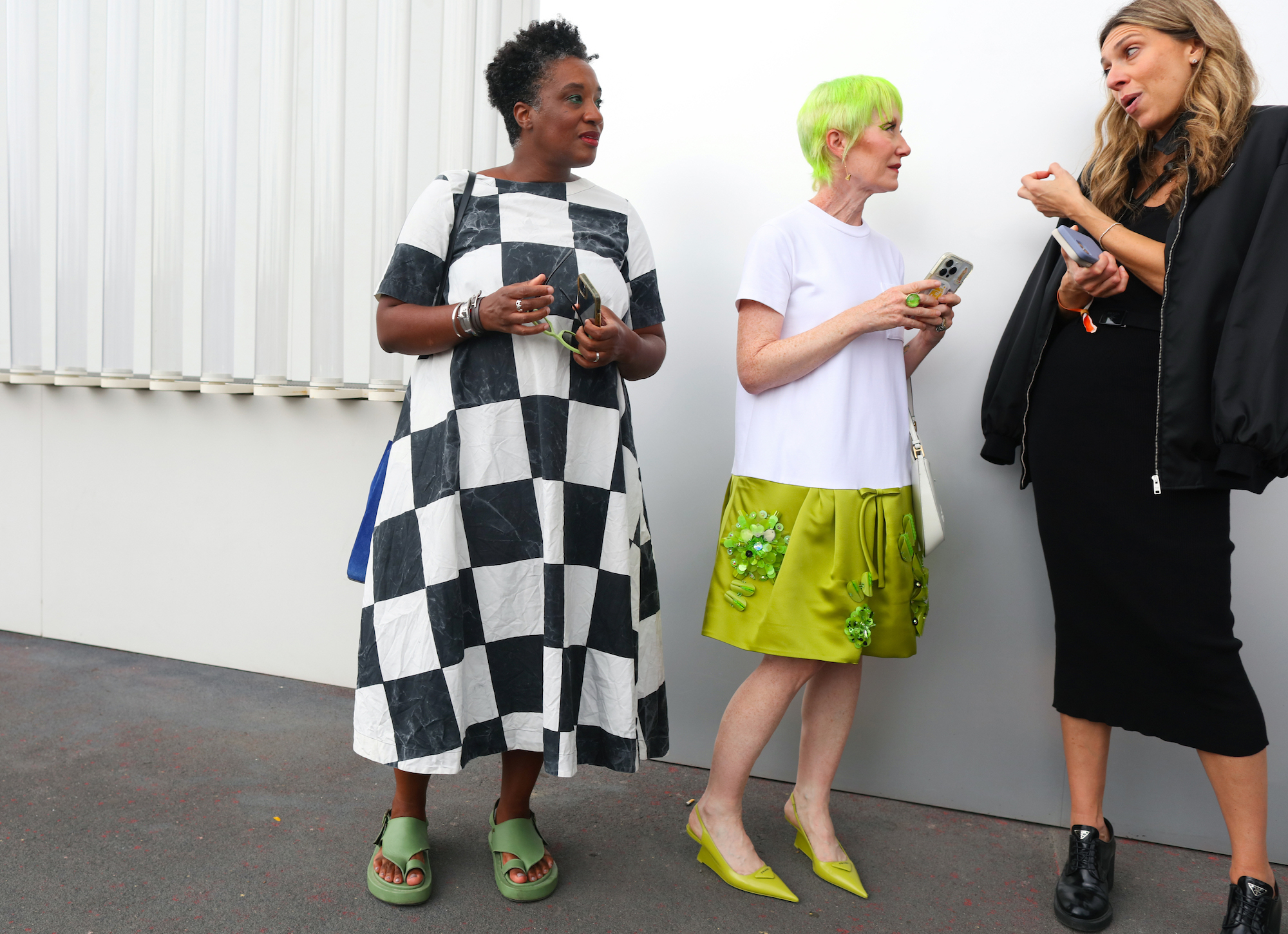 Streetstyle tijdens Milan Fashion Week lente/zomer 2024